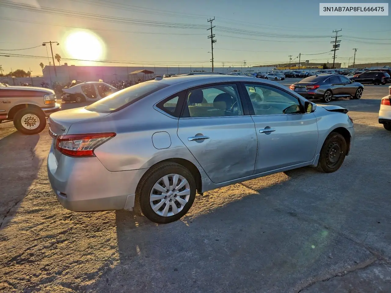 3N1AB7AP8FL666475 2015 Nissan Sentra S
