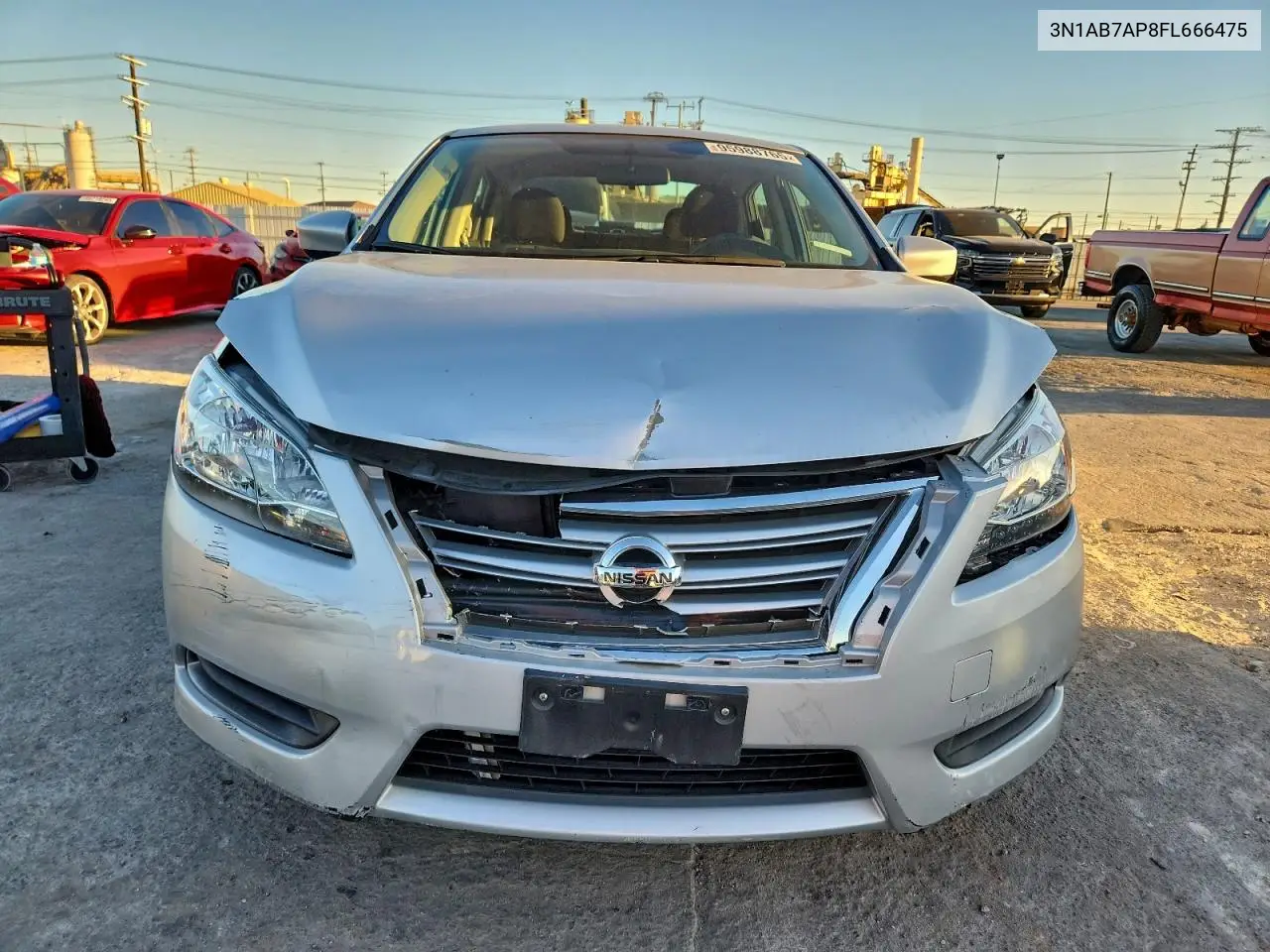 3N1AB7AP8FL666475 2015 Nissan Sentra S