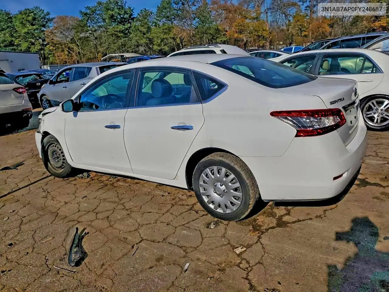 3N1AB7AP0FY248687 2015 Nissan Sentra S