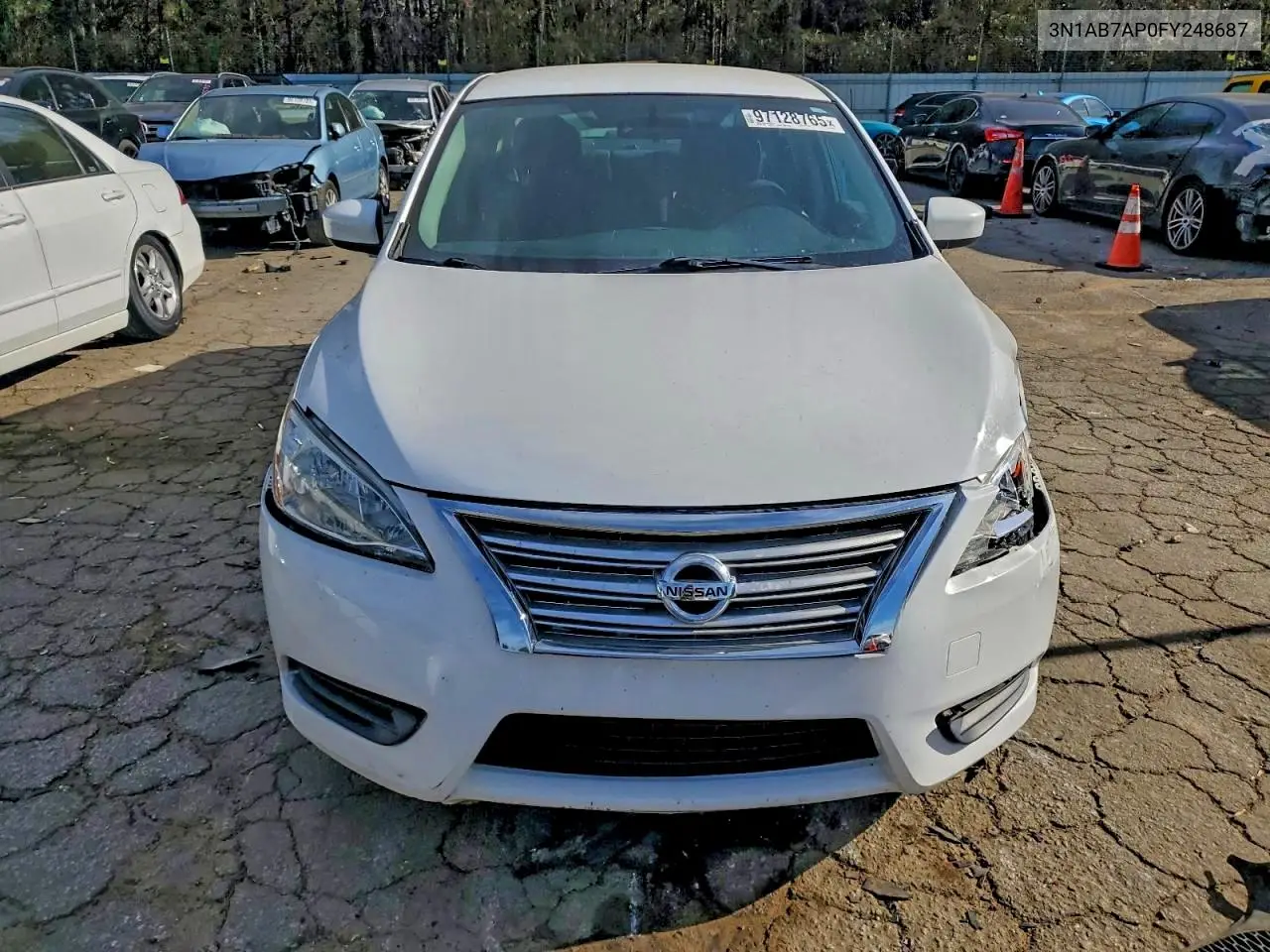 3N1AB7AP0FY248687 2015 Nissan Sentra S