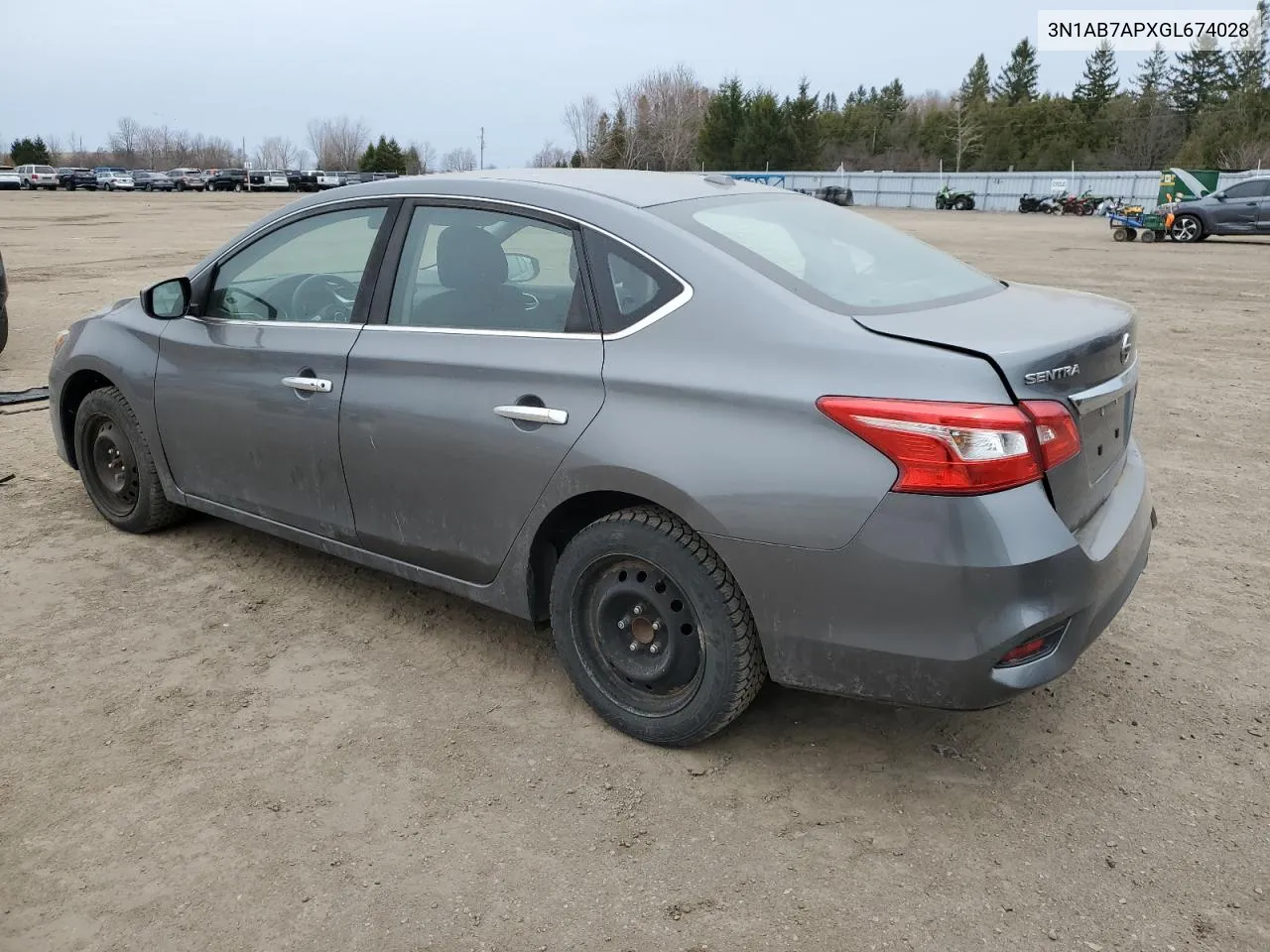 3N1AB7APXGL674028 2016 Nissan Sentra S