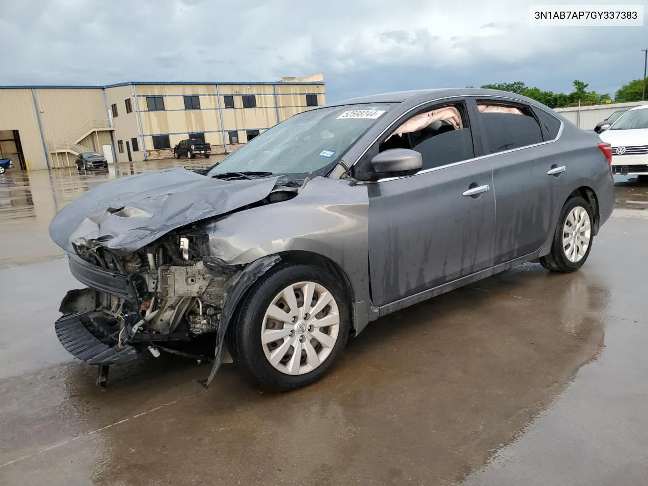 2016 Nissan Sentra S VIN: 3N1AB7AP7GY337383 Lot: 52598244