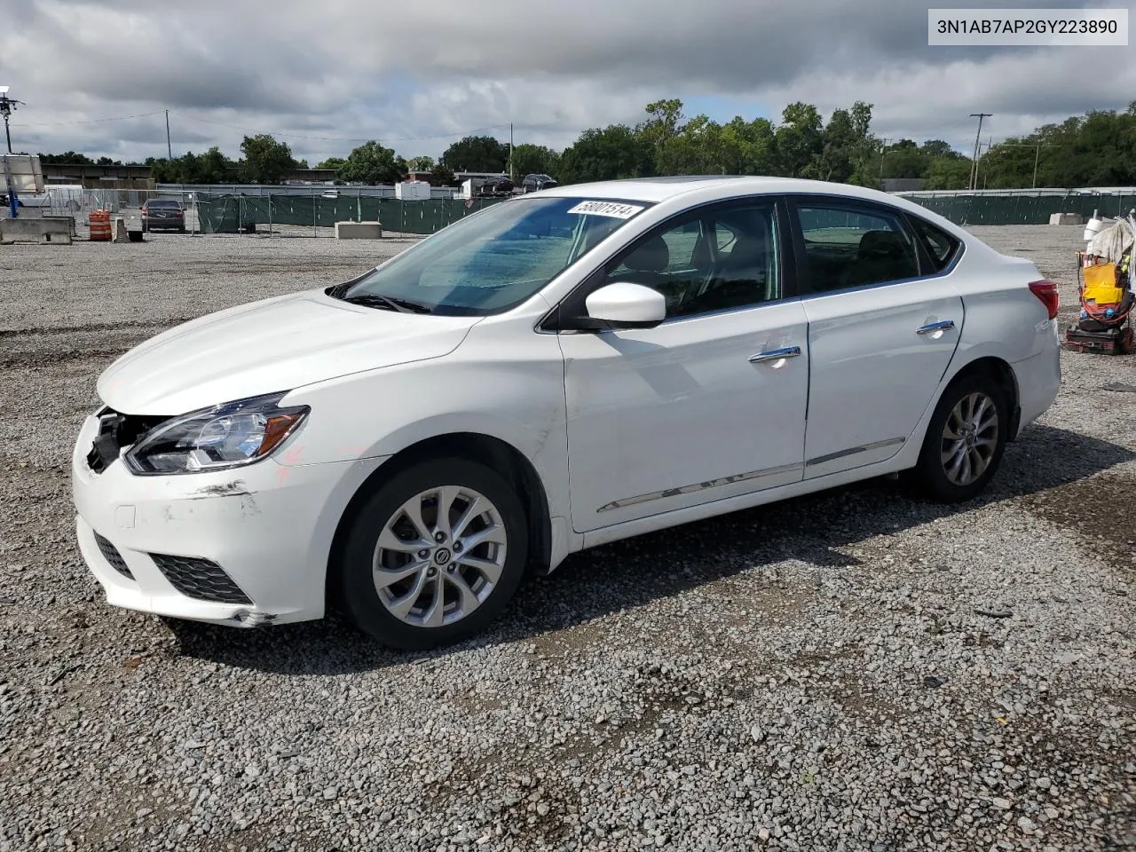 3N1AB7AP2GY223890 2016 Nissan Sentra S