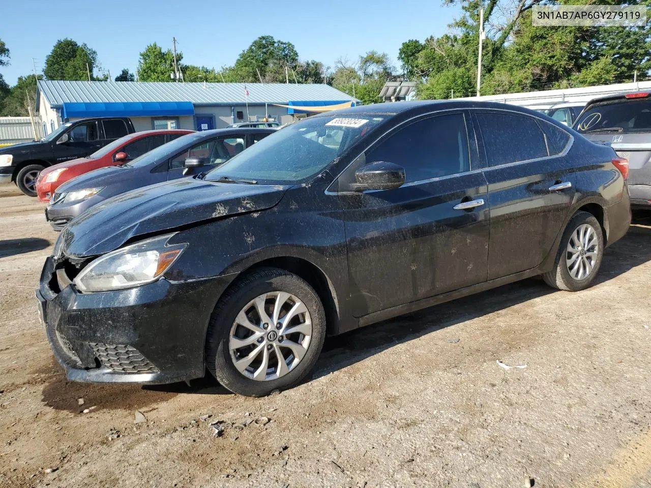 2016 Nissan Sentra S VIN: 3N1AB7AP6GY279119 Lot: 58923034