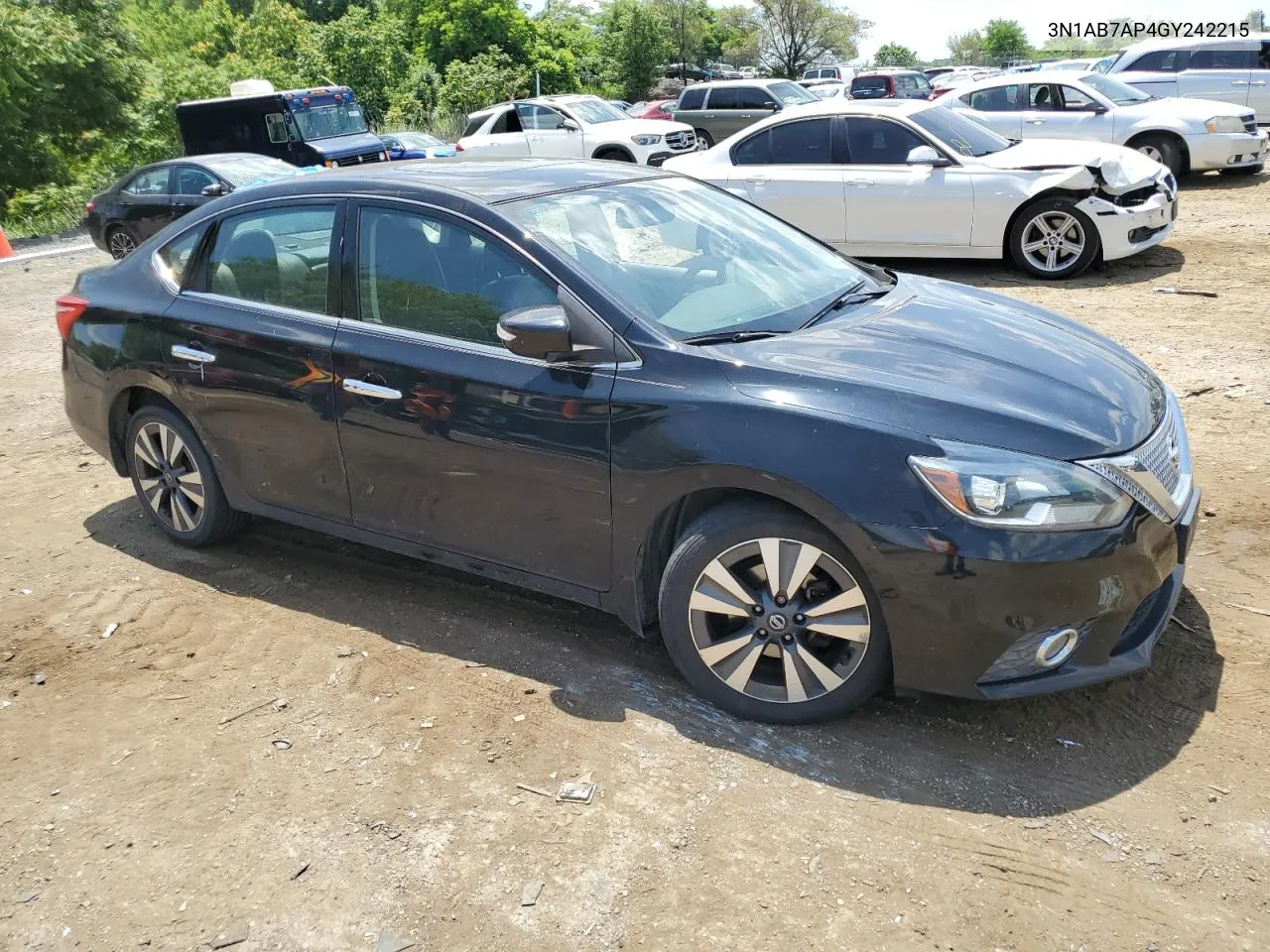 2016 Nissan Sentra S VIN: 3N1AB7AP4GY242215 Lot: 59767364