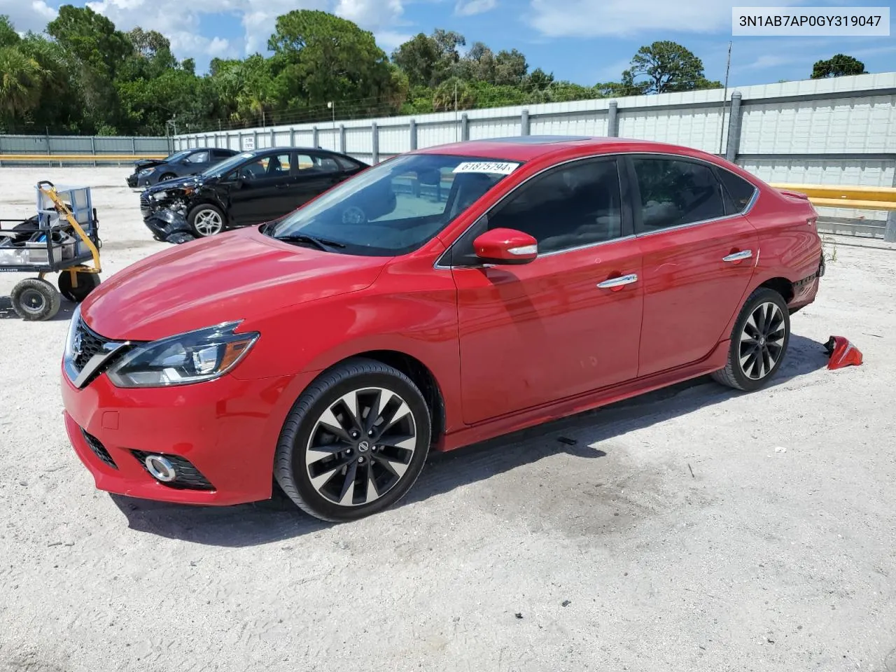 3N1AB7AP0GY319047 2016 Nissan Sentra S