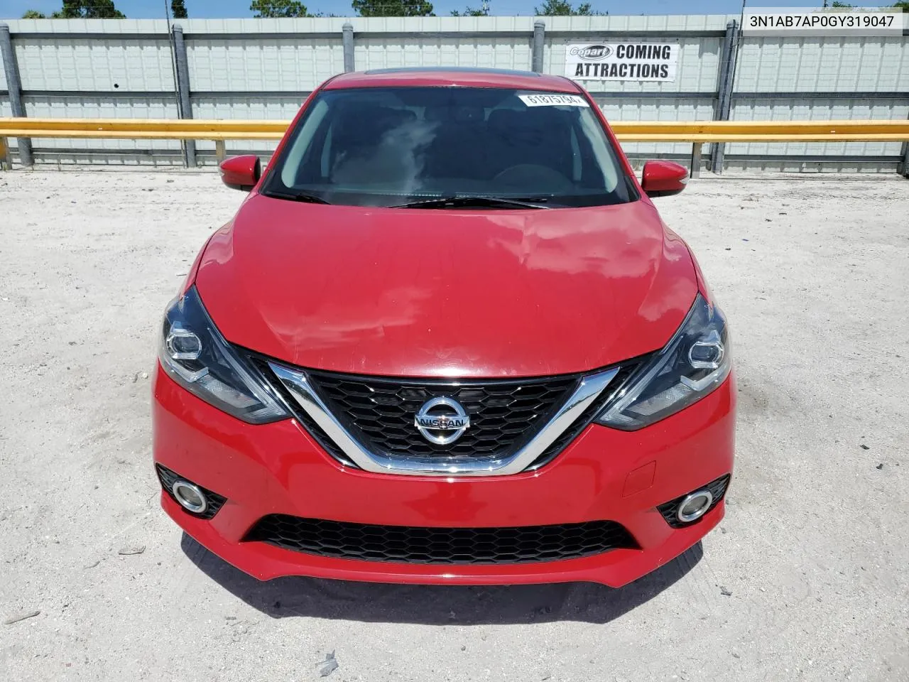 2016 Nissan Sentra S VIN: 3N1AB7AP0GY319047 Lot: 61875794