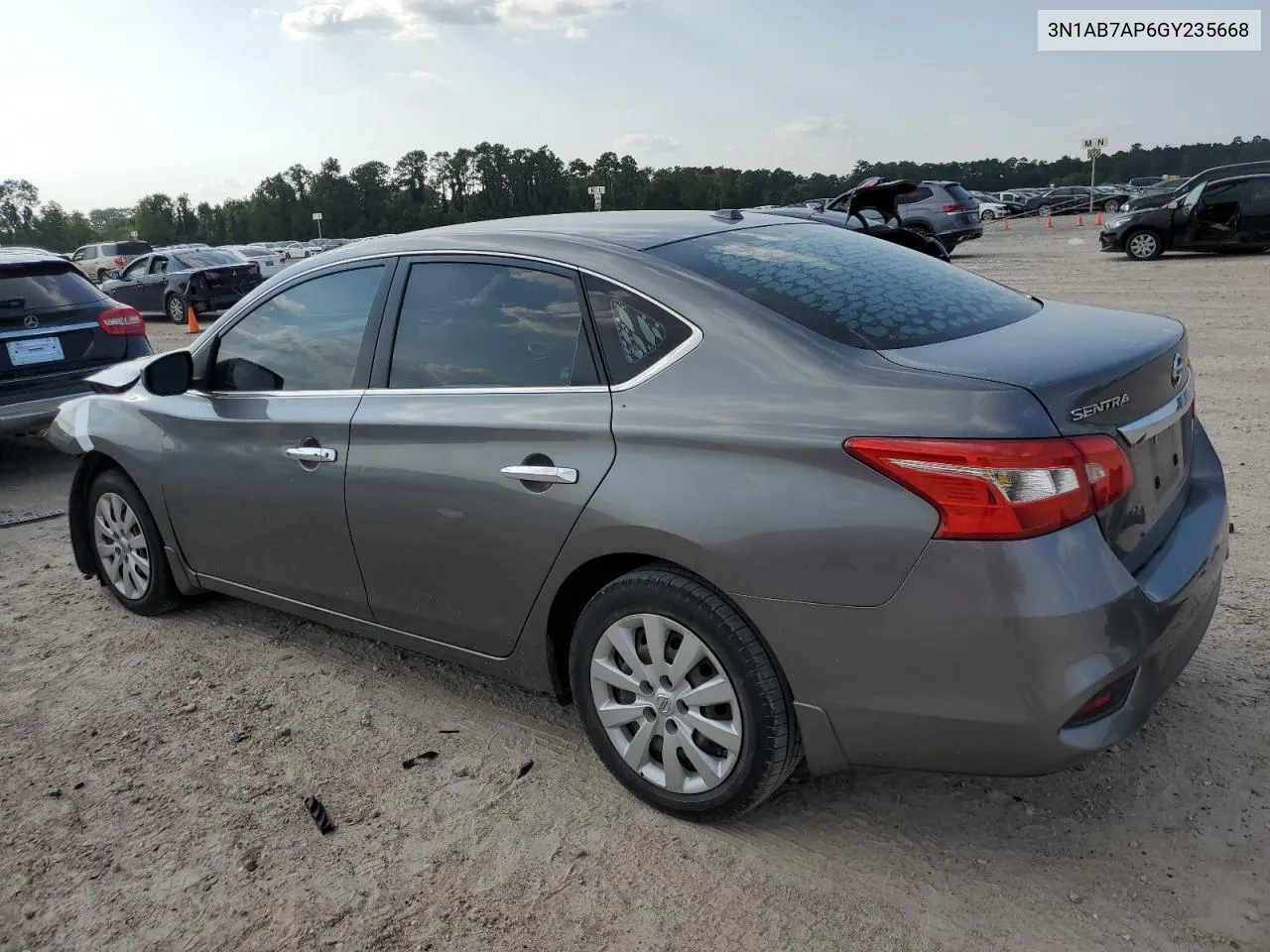 2016 Nissan Sentra S VIN: 3N1AB7AP6GY235668 Lot: 66300264