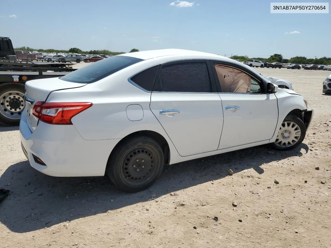 3N1AB7AP5GY270654 2016 Nissan Sentra S