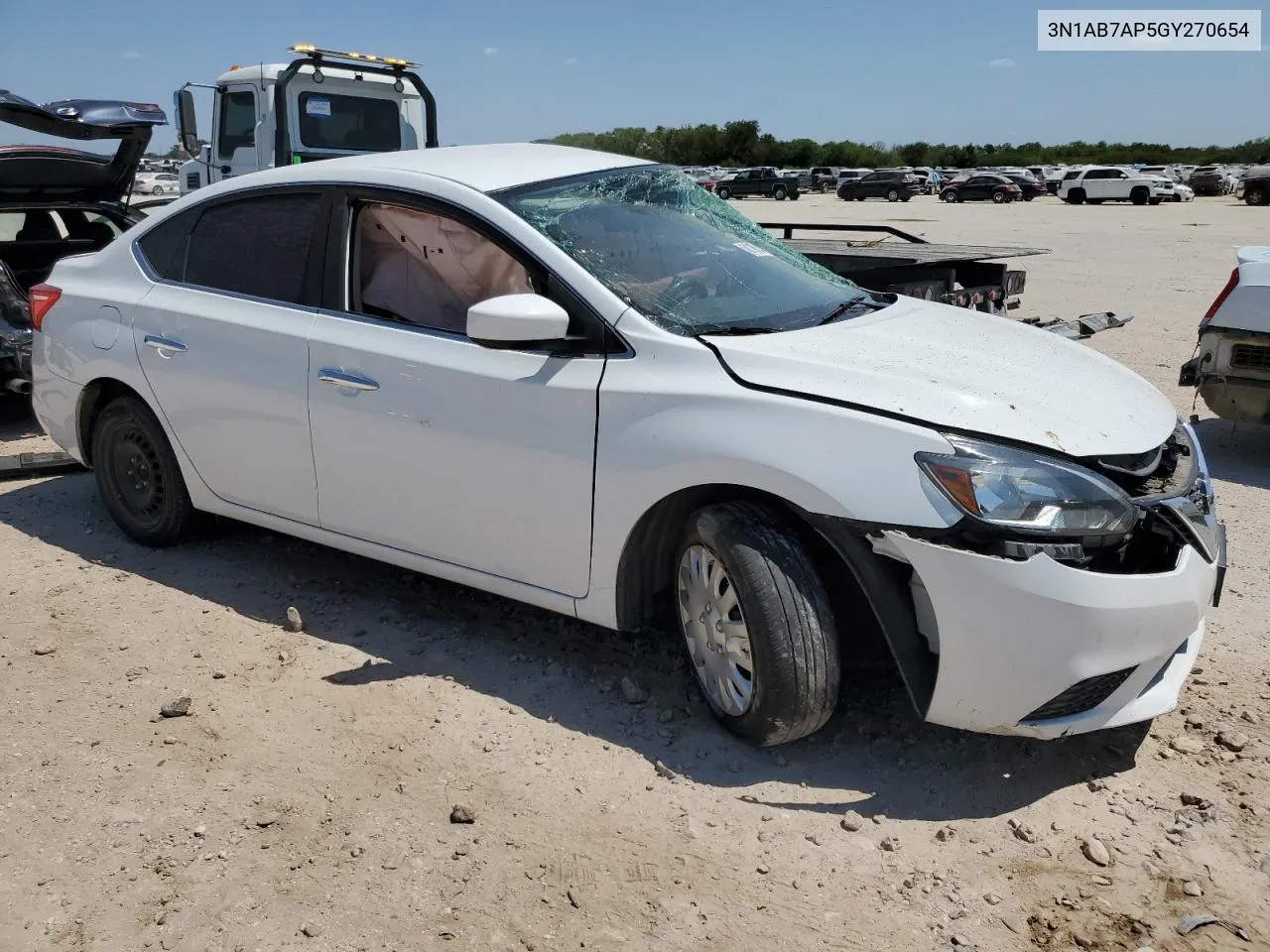 3N1AB7AP5GY270654 2016 Nissan Sentra S