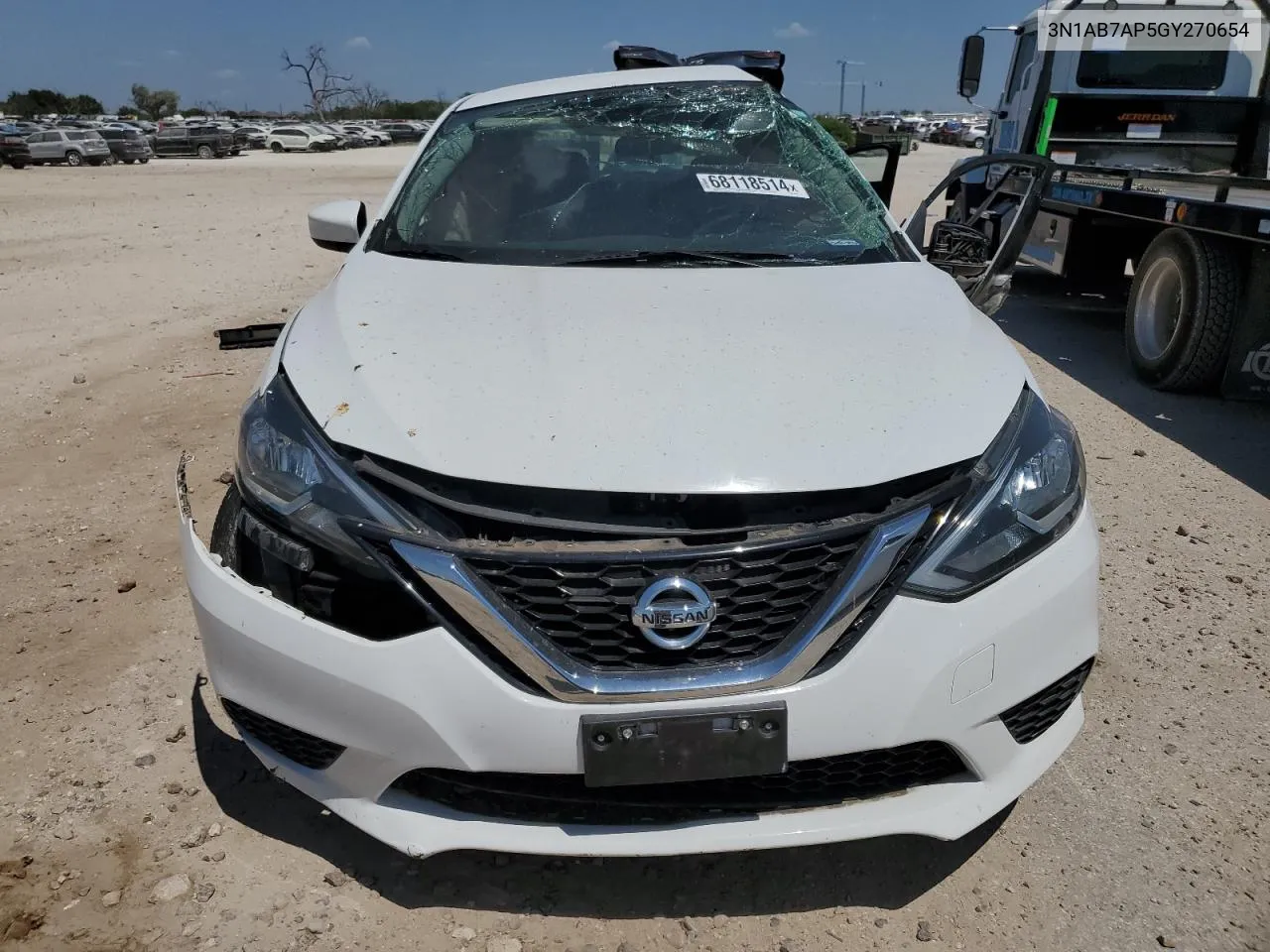 3N1AB7AP5GY270654 2016 Nissan Sentra S