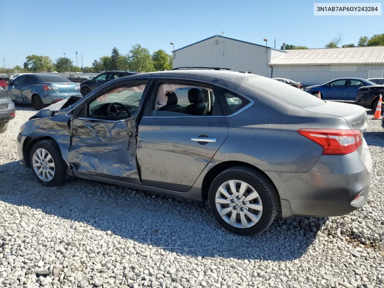 3N1AB7AP6GY243284 2016 Nissan Sentra S