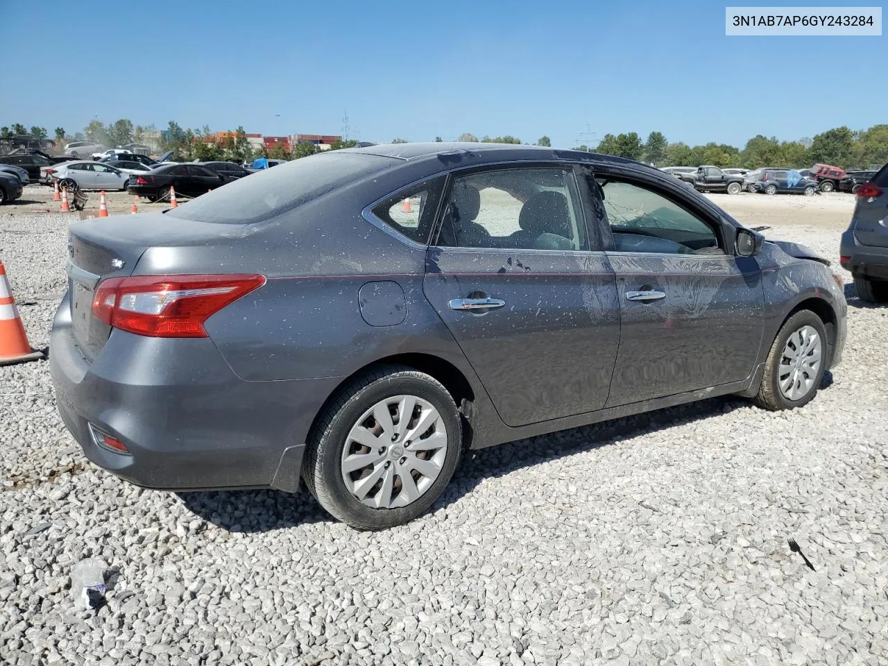 2016 Nissan Sentra S VIN: 3N1AB7AP6GY243284 Lot: 69213144