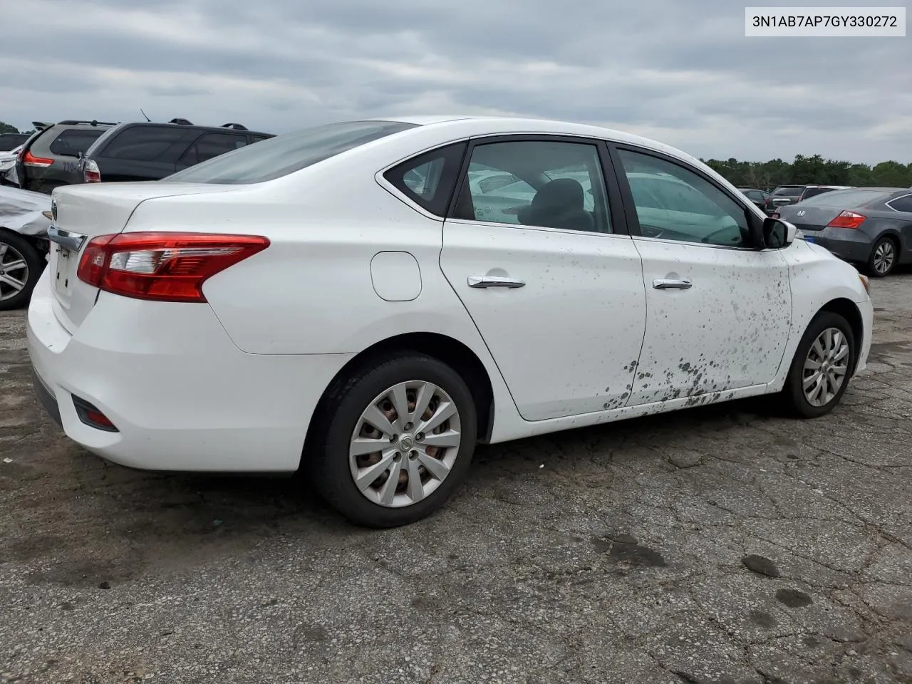 2016 Nissan Sentra S VIN: 3N1AB7AP7GY330272 Lot: 69486914