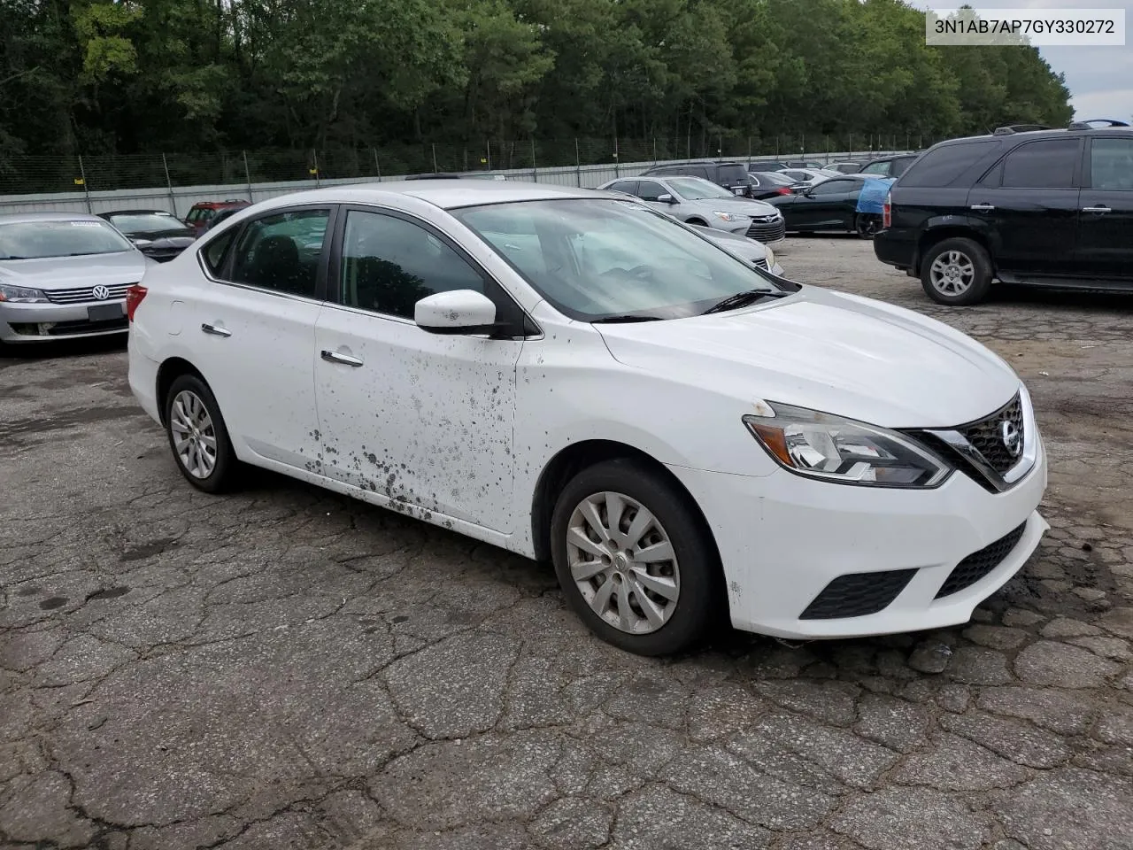 2016 Nissan Sentra S VIN: 3N1AB7AP7GY330272 Lot: 69486914