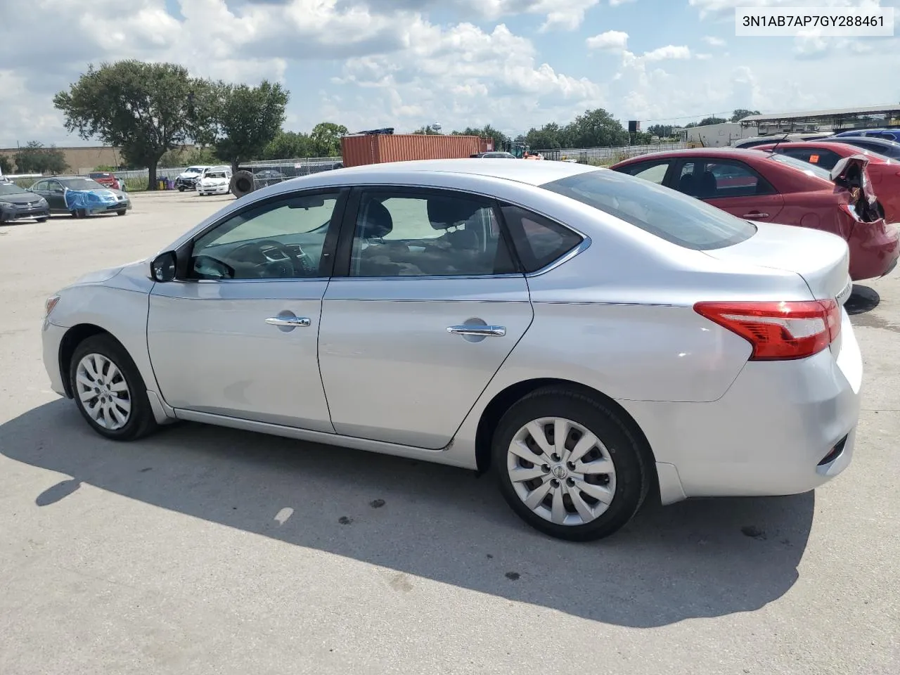 2016 Nissan Sentra S VIN: 3N1AB7AP7GY288461 Lot: 71778164