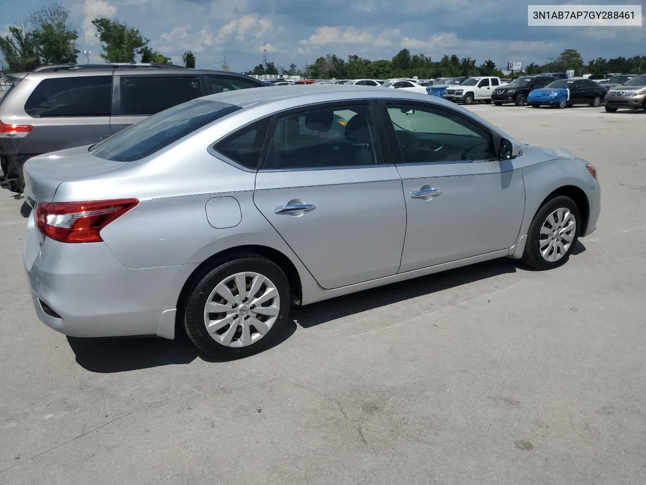 2016 Nissan Sentra S VIN: 3N1AB7AP7GY288461 Lot: 71778164