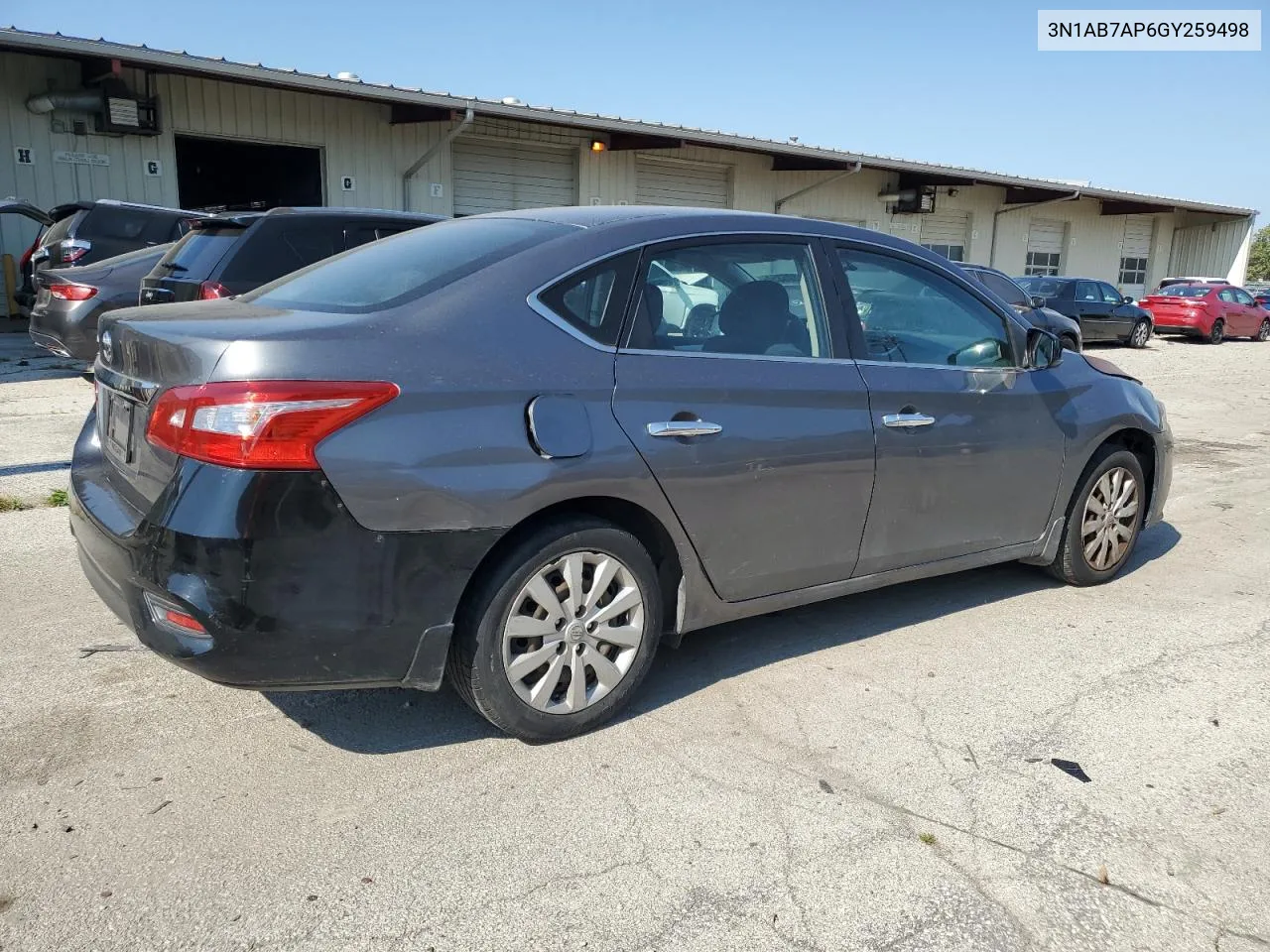 3N1AB7AP6GY259498 2016 Nissan Sentra S