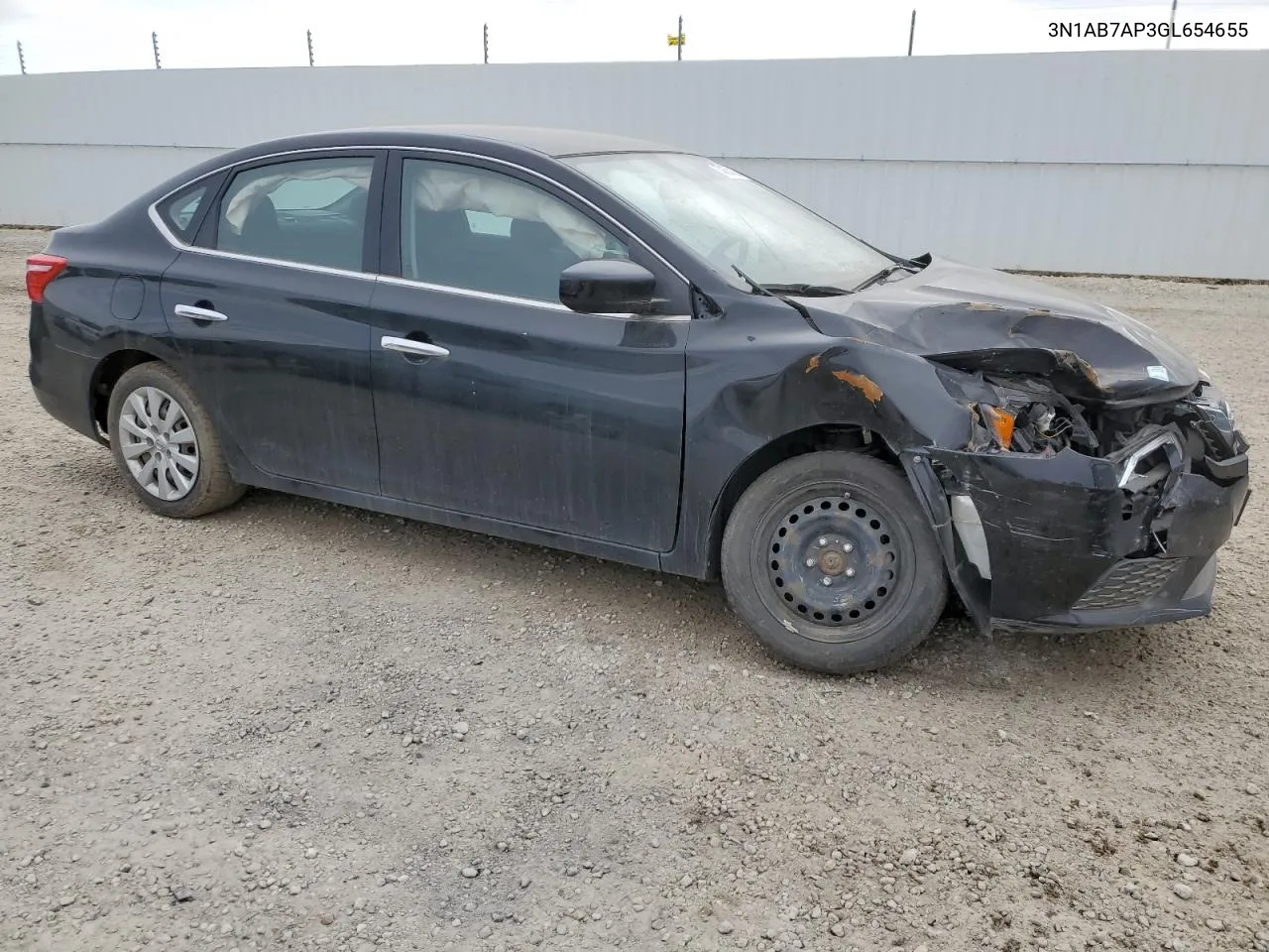 2016 Nissan Sentra S VIN: 3N1AB7AP3GL654655 Lot: 74553163