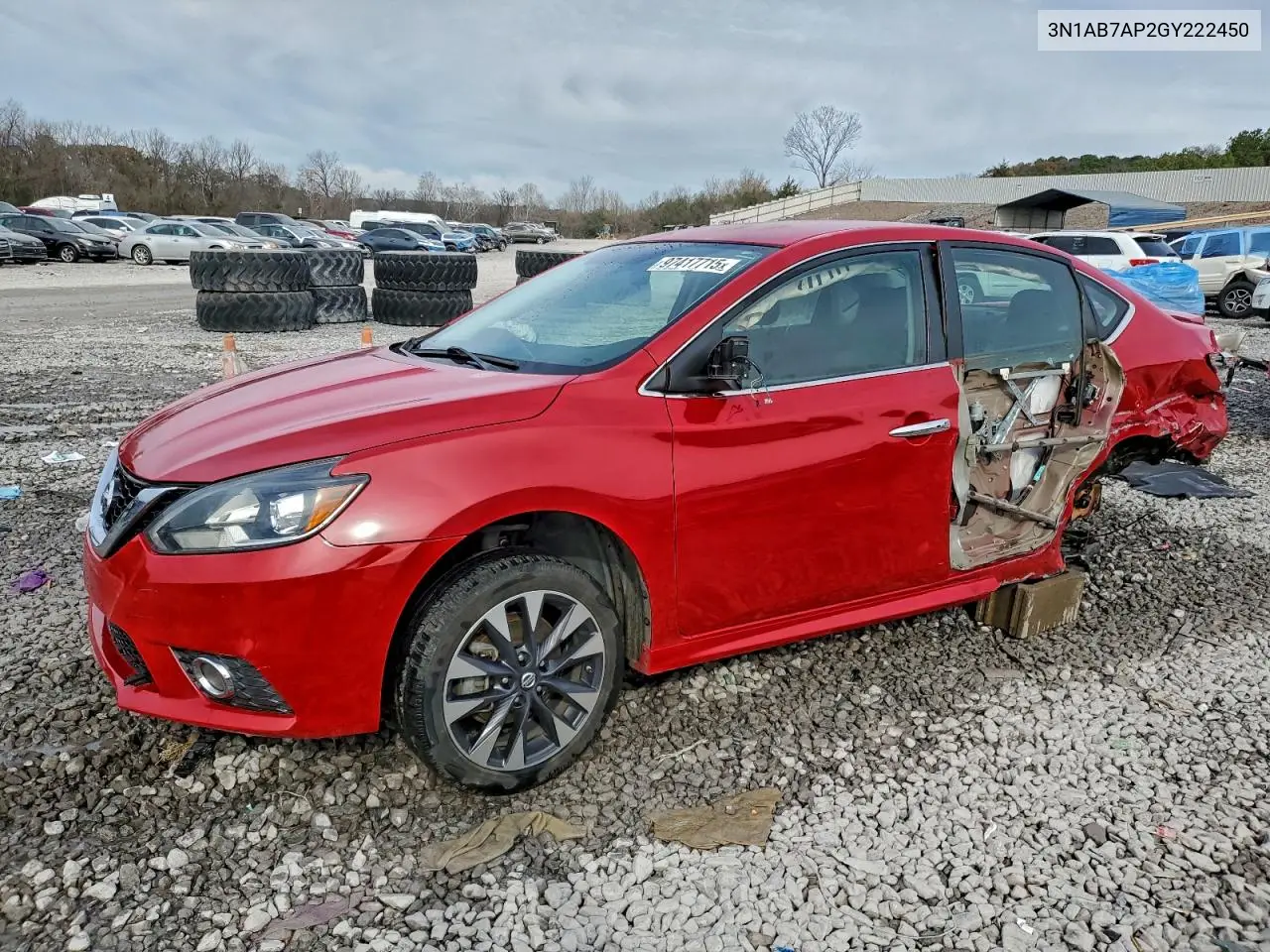 3N1AB7AP2GY222450 2016 Nissan Sentra S