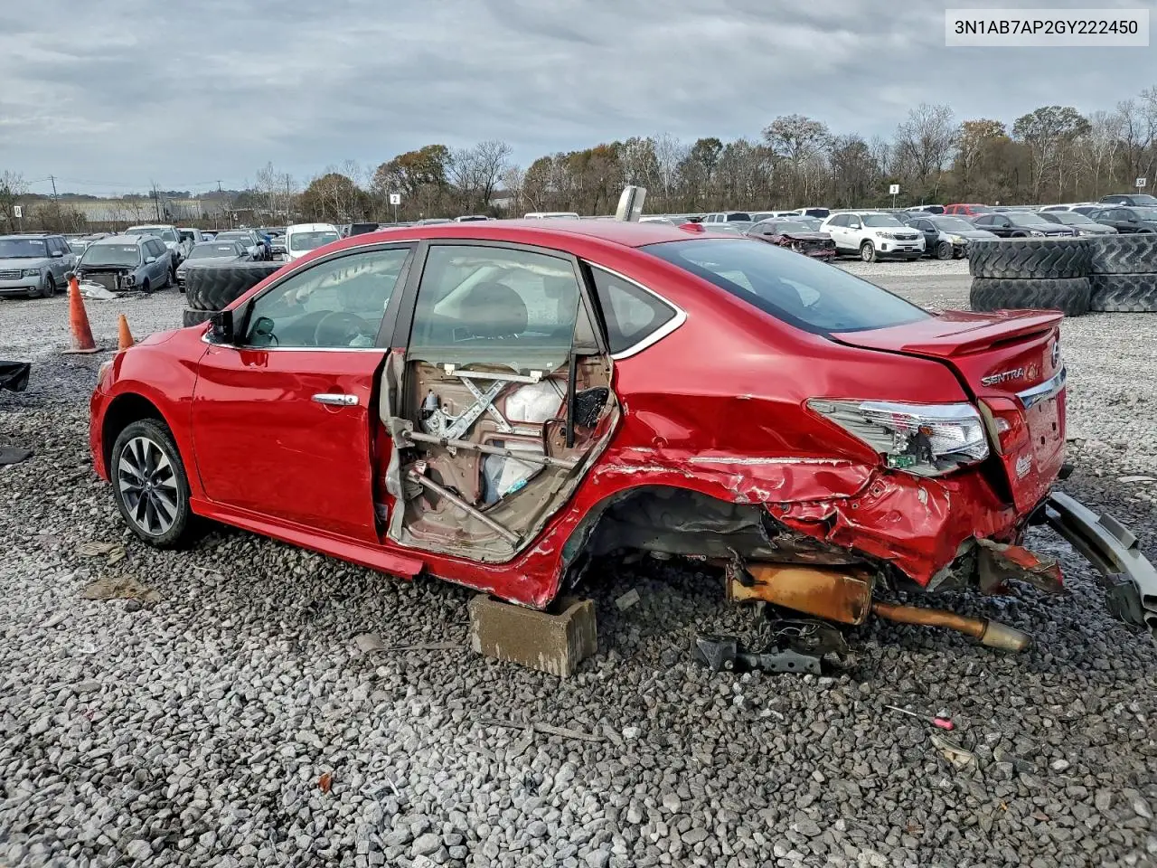 3N1AB7AP2GY222450 2016 Nissan Sentra S