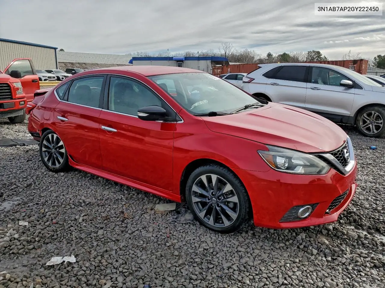 3N1AB7AP2GY222450 2016 Nissan Sentra S