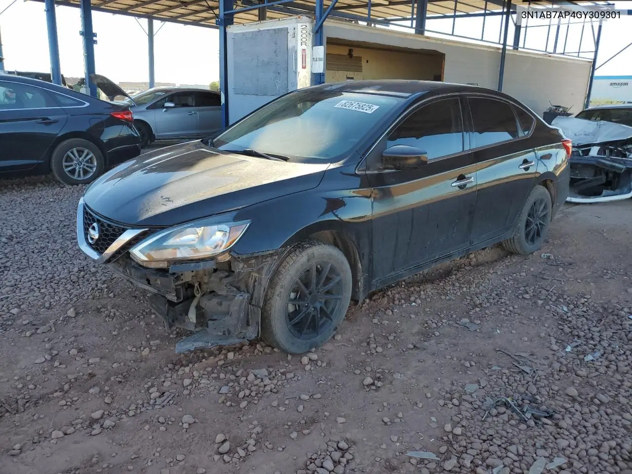 3N1AB7AP4GY309301 2016 Nissan Sentra S