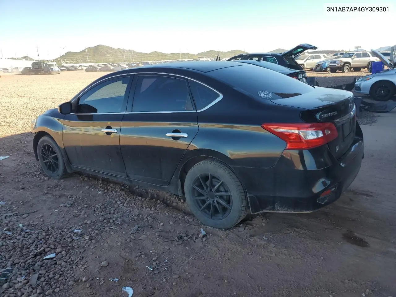 3N1AB7AP4GY309301 2016 Nissan Sentra S