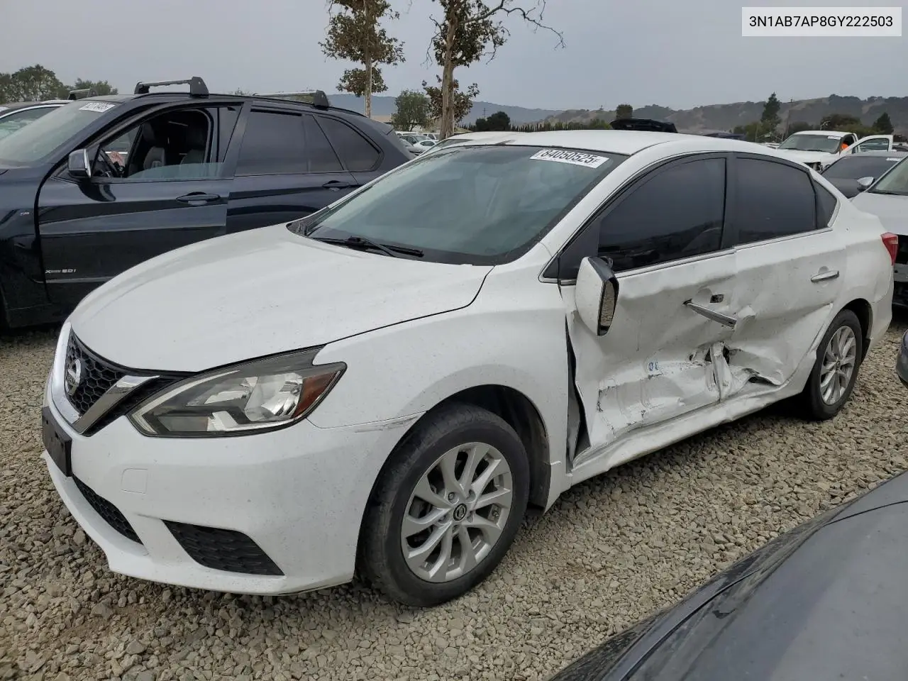 3N1AB7AP8GY222503 2016 Nissan Sentra S