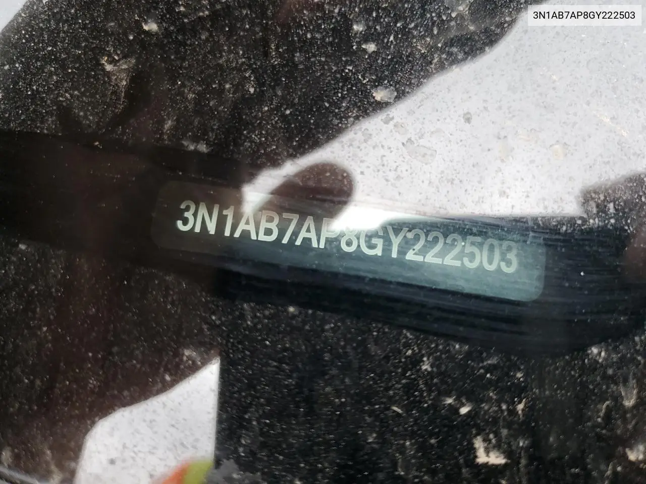 3N1AB7AP8GY222503 2016 Nissan Sentra S