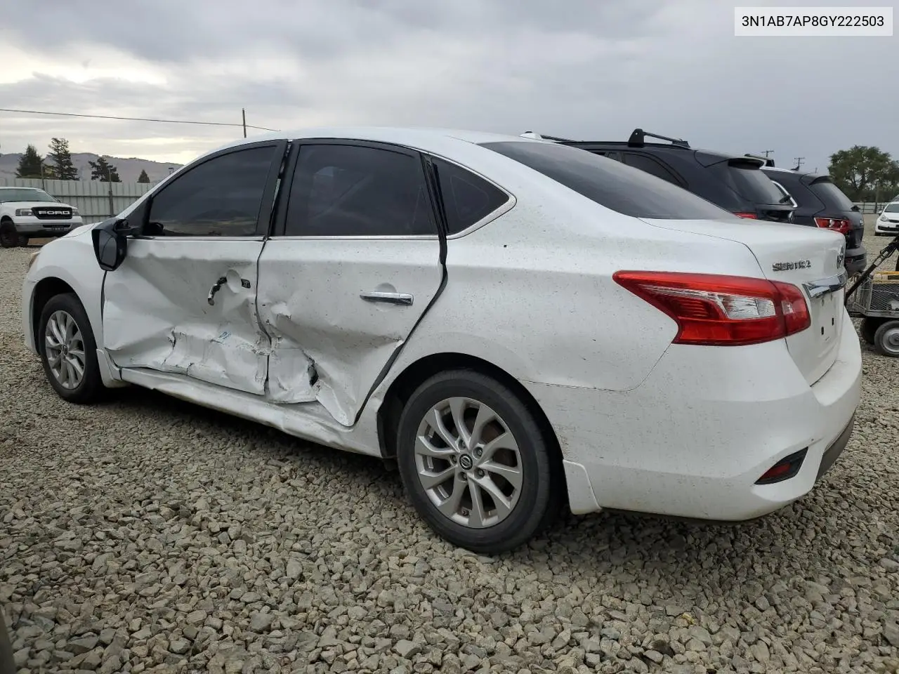 3N1AB7AP8GY222503 2016 Nissan Sentra S