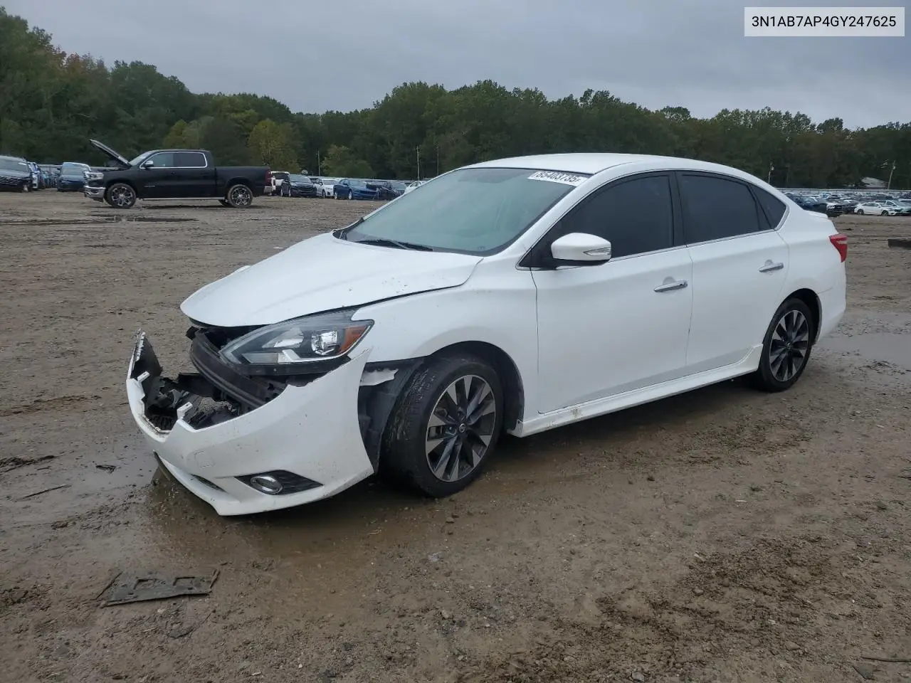3N1AB7AP4GY247625 2016 Nissan Sentra S