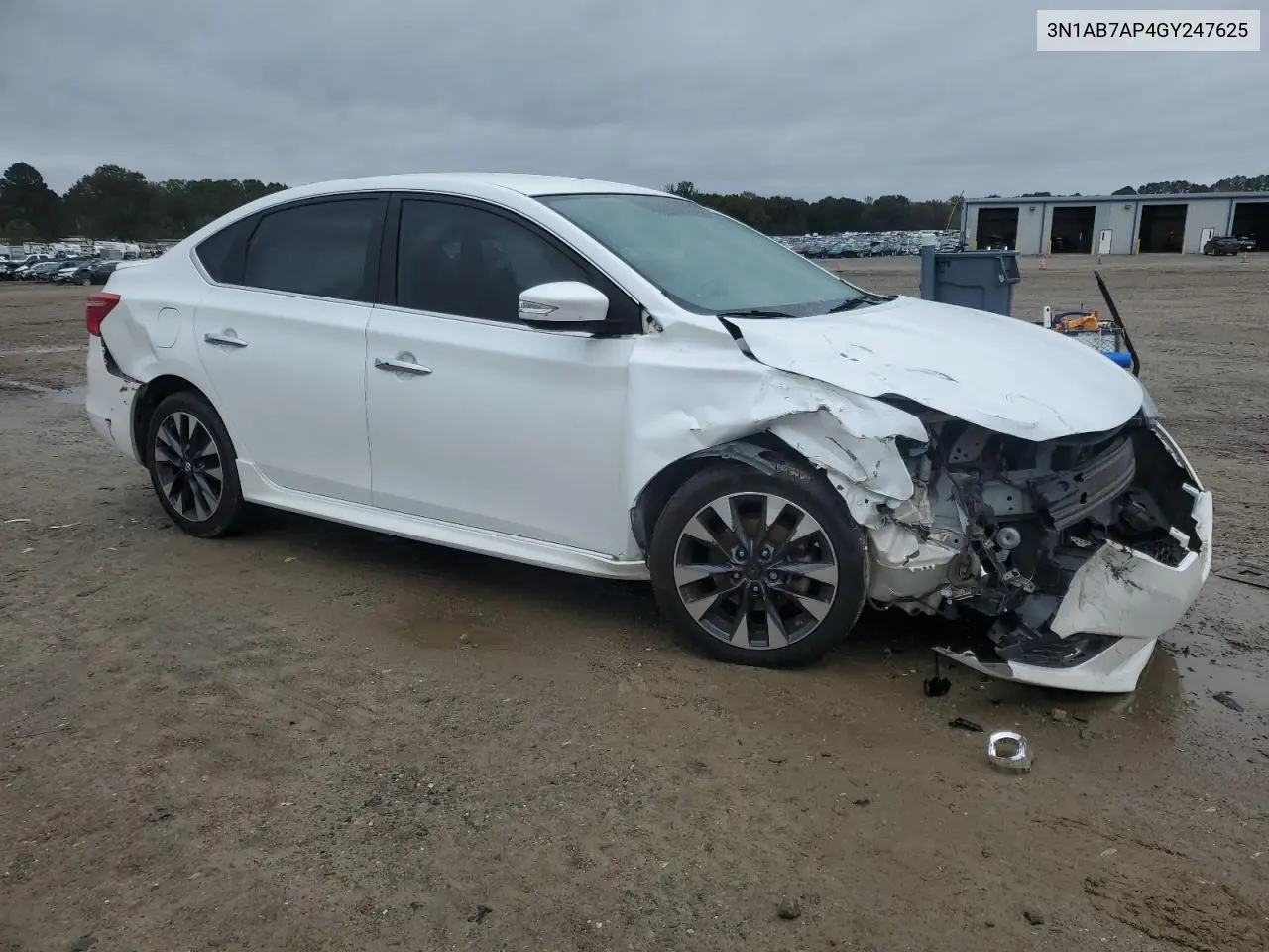 3N1AB7AP4GY247625 2016 Nissan Sentra S