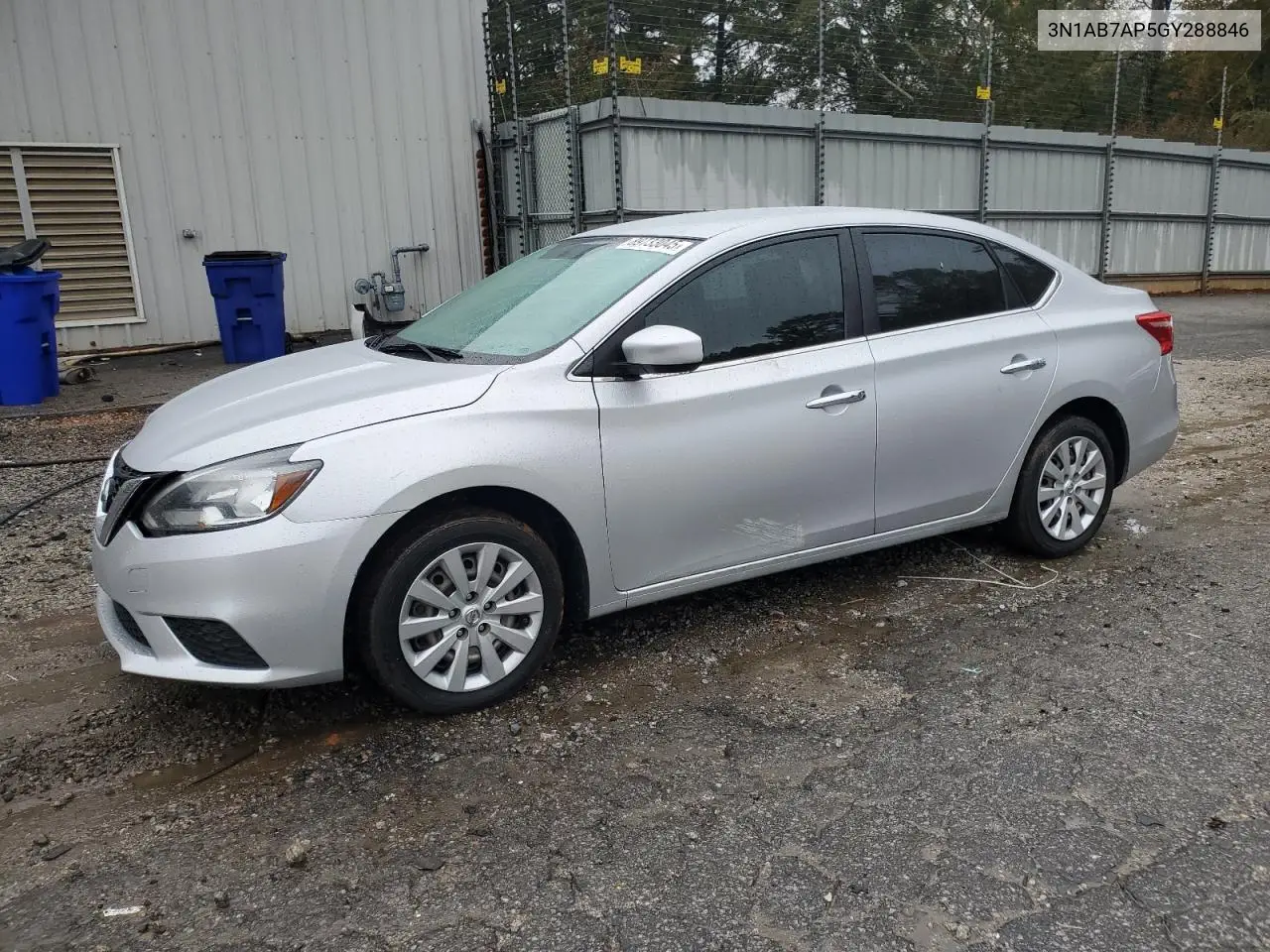 3N1AB7AP5GY288846 2016 Nissan Sentra S