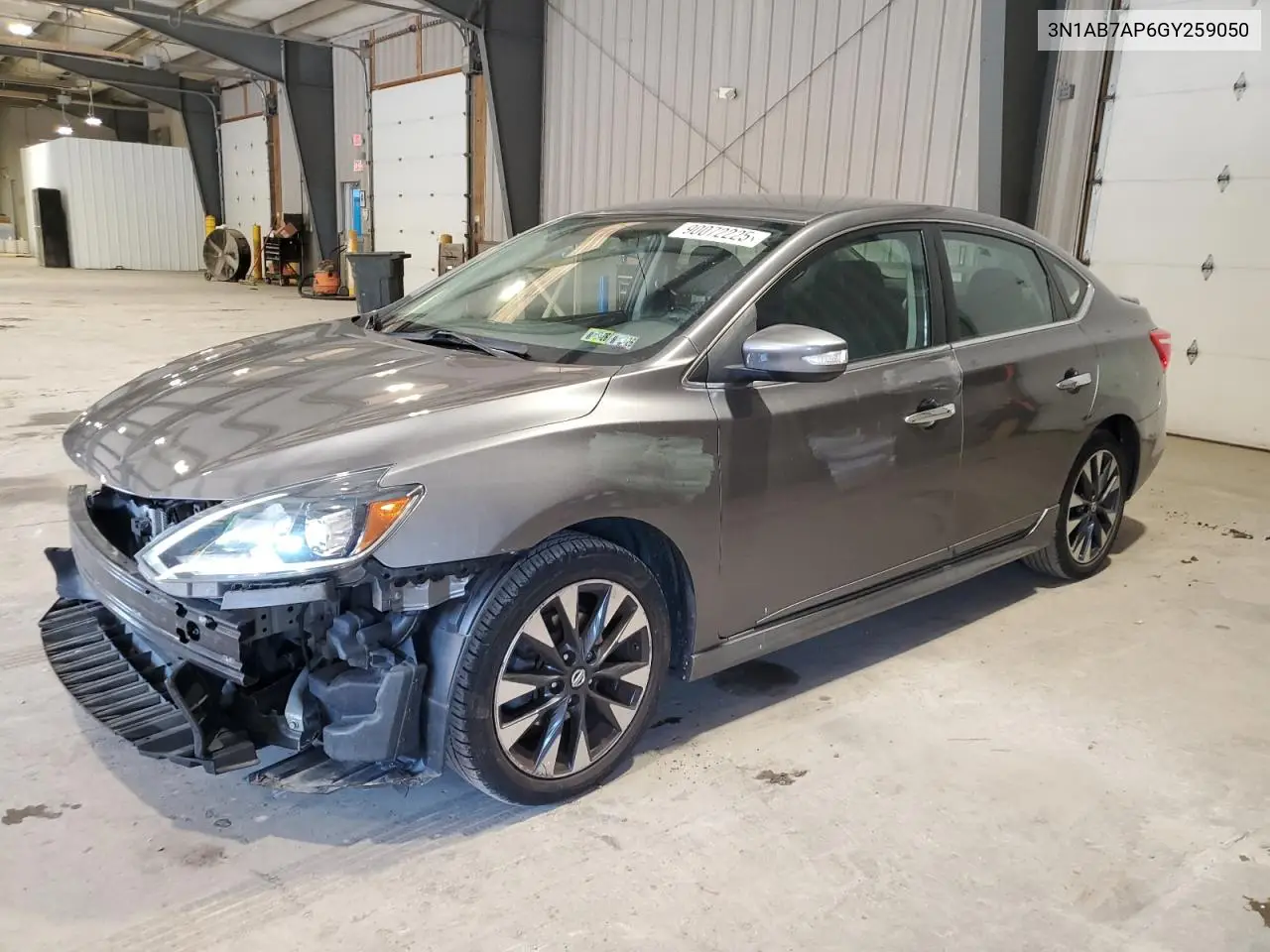 3N1AB7AP6GY259050 2016 Nissan Sentra S