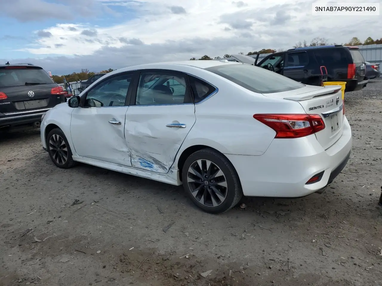 3N1AB7AP9GY221490 2016 Nissan Sentra S