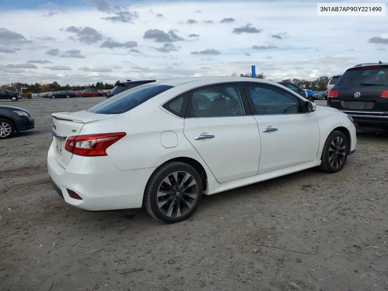3N1AB7AP9GY221490 2016 Nissan Sentra S