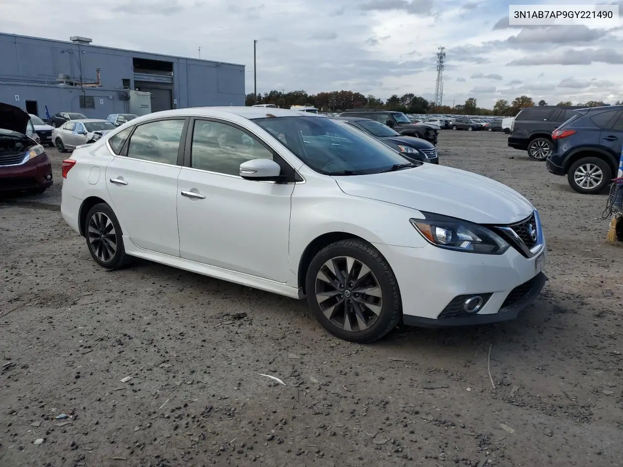 3N1AB7AP9GY221490 2016 Nissan Sentra S