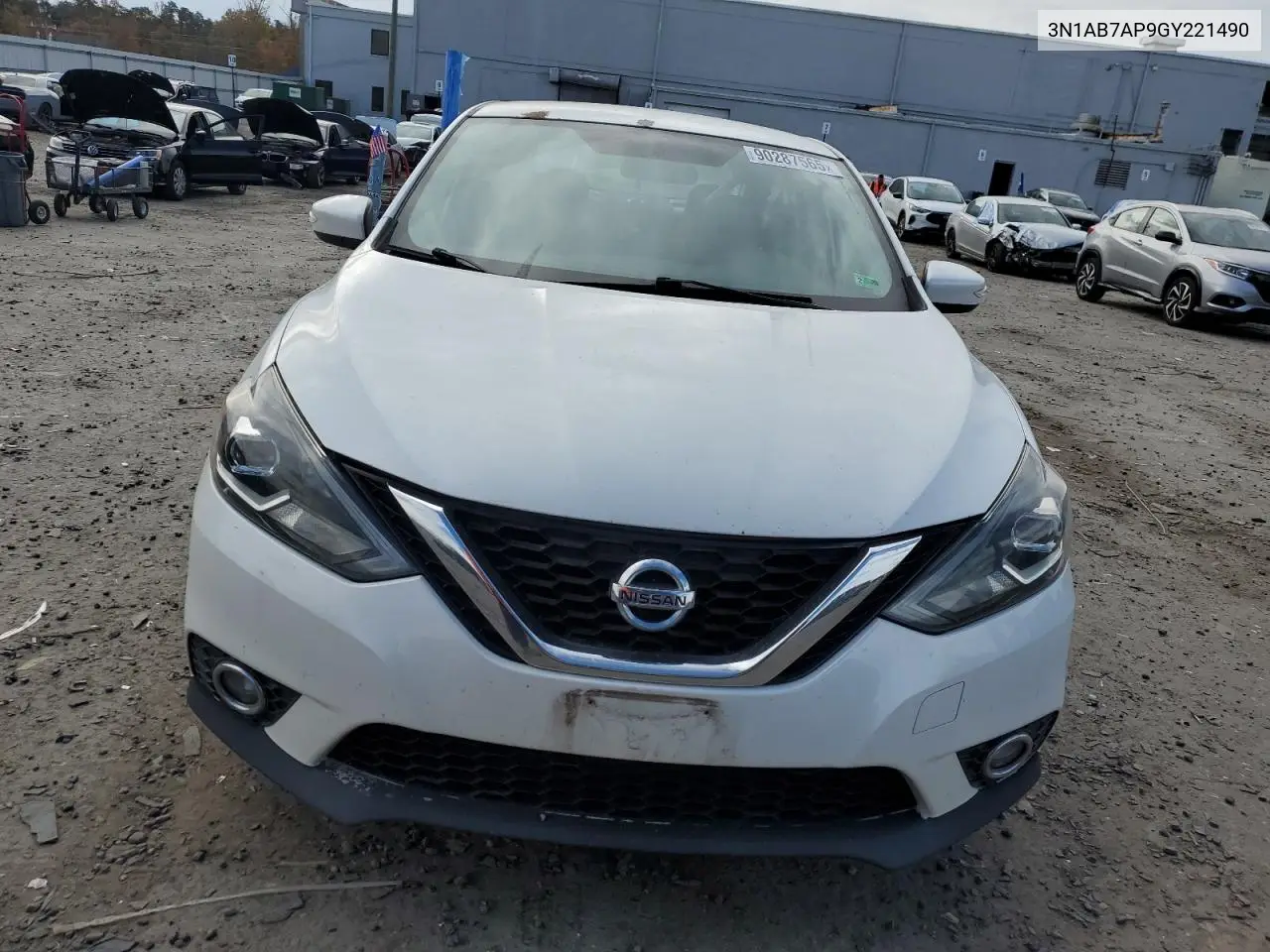 3N1AB7AP9GY221490 2016 Nissan Sentra S