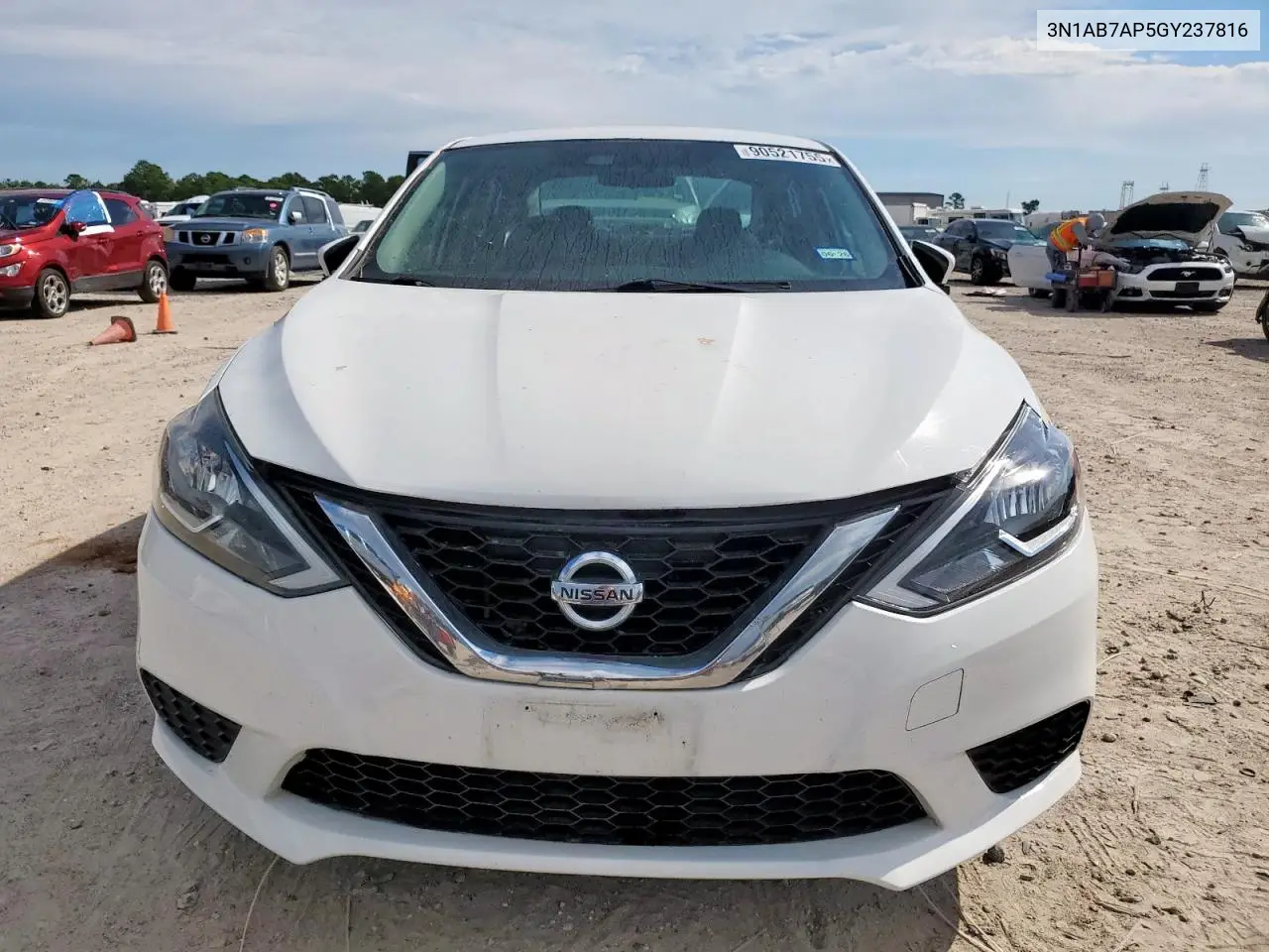 3N1AB7AP5GY237816 2016 Nissan Sentra S