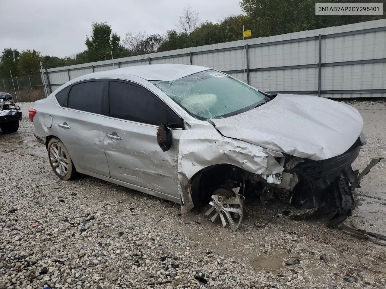 3N1AB7AP2GY295401 2016 Nissan Sentra S