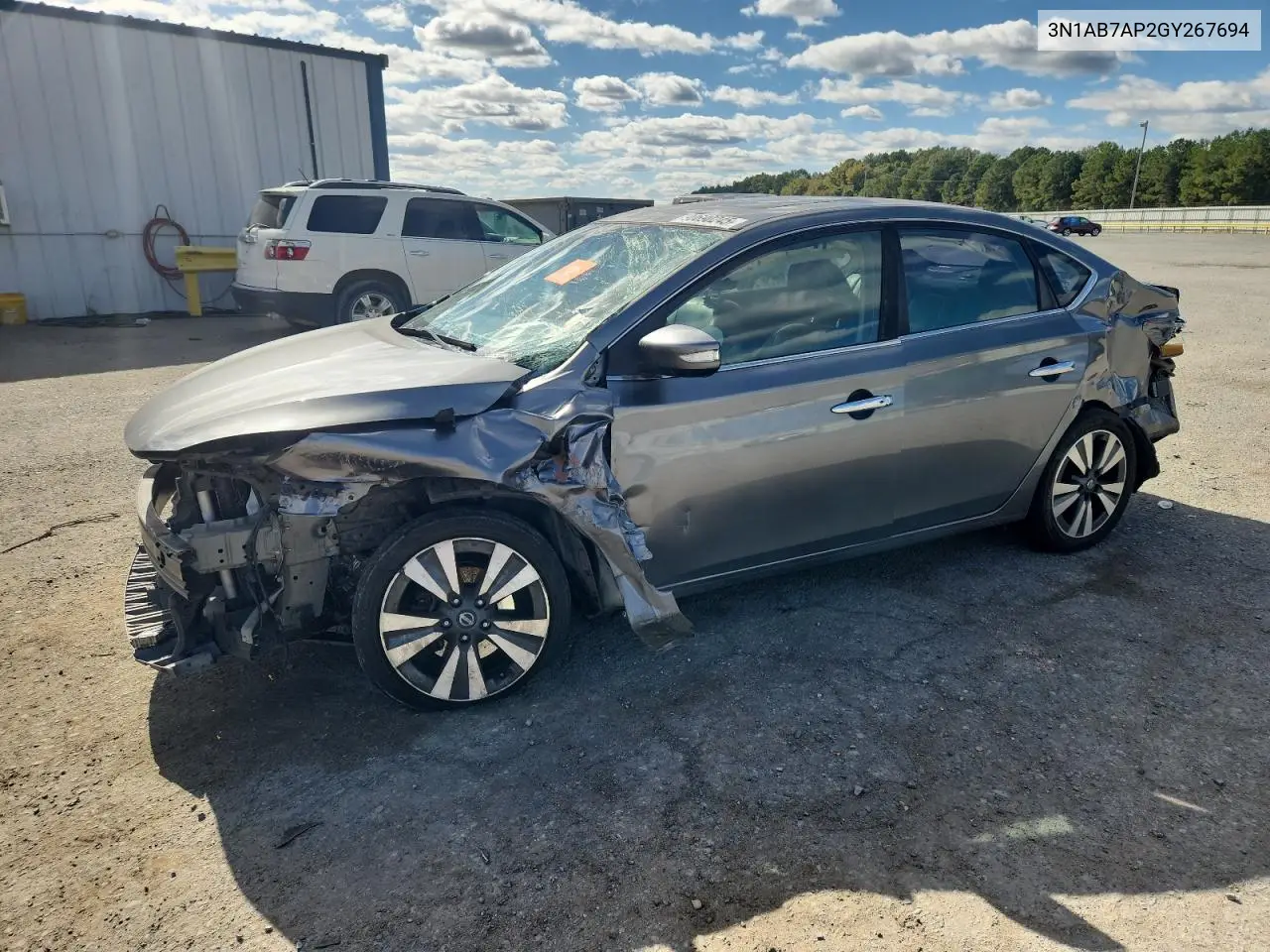 3N1AB7AP2GY267694 2016 Nissan Sentra S