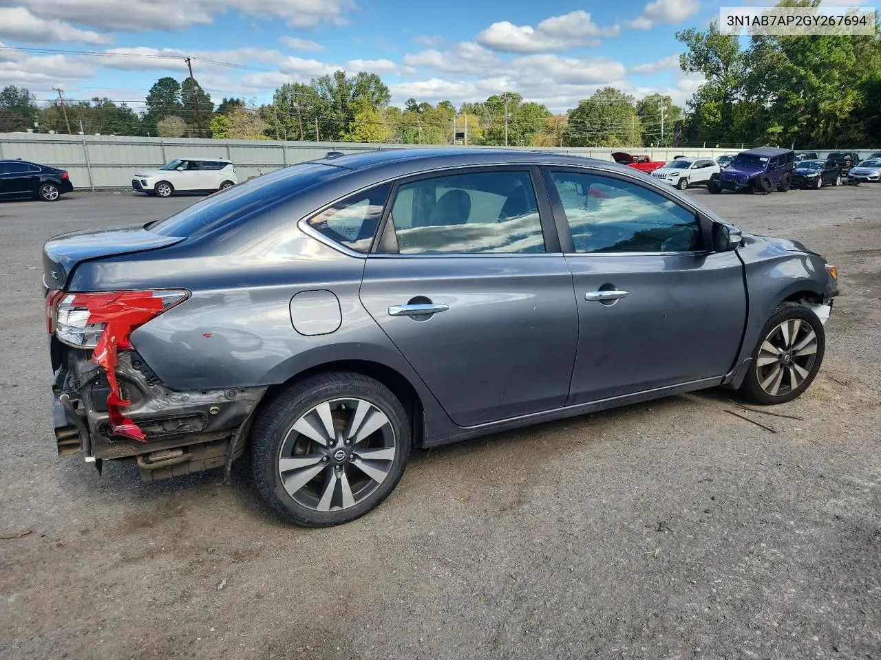 3N1AB7AP2GY267694 2016 Nissan Sentra S