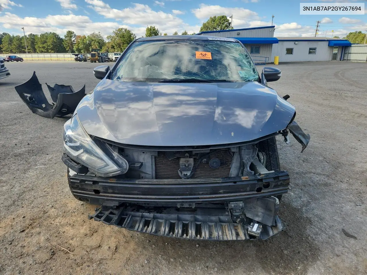 3N1AB7AP2GY267694 2016 Nissan Sentra S