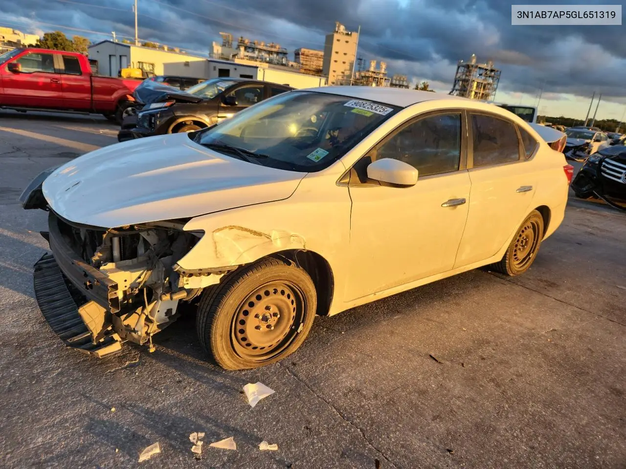 3N1AB7AP5GL651319 2016 Nissan Sentra S