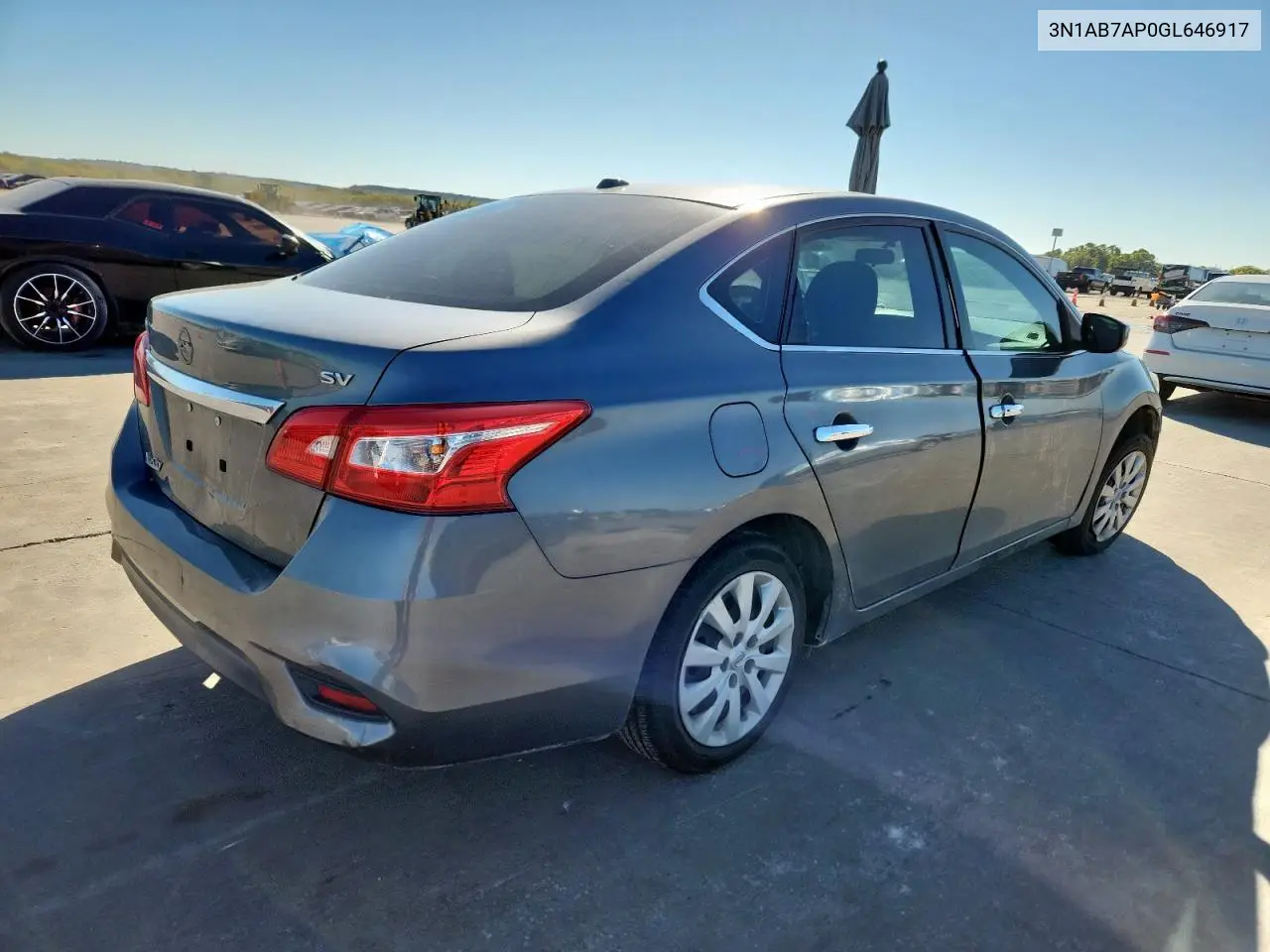 3N1AB7AP0GL646917 2016 Nissan Sentra S
