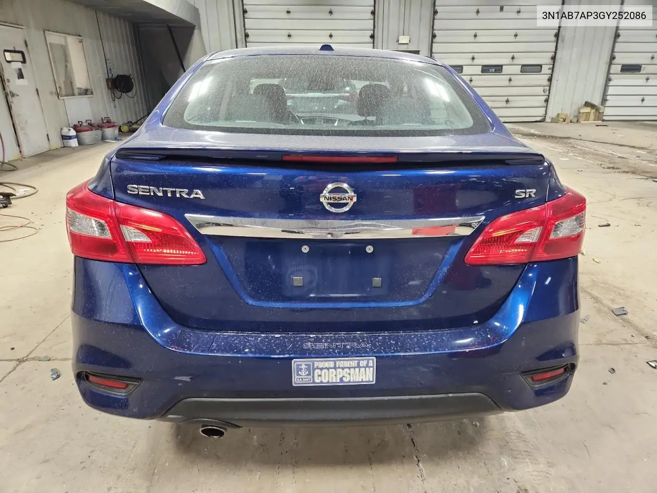 3N1AB7AP3GY252086 2016 Nissan Sentra S