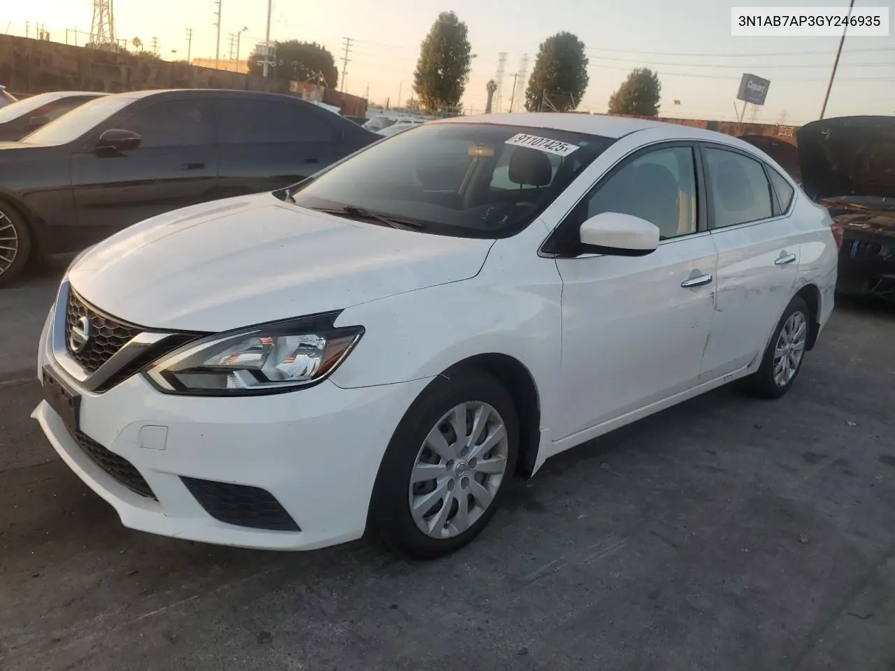 3N1AB7AP3GY246935 2016 Nissan Sentra S