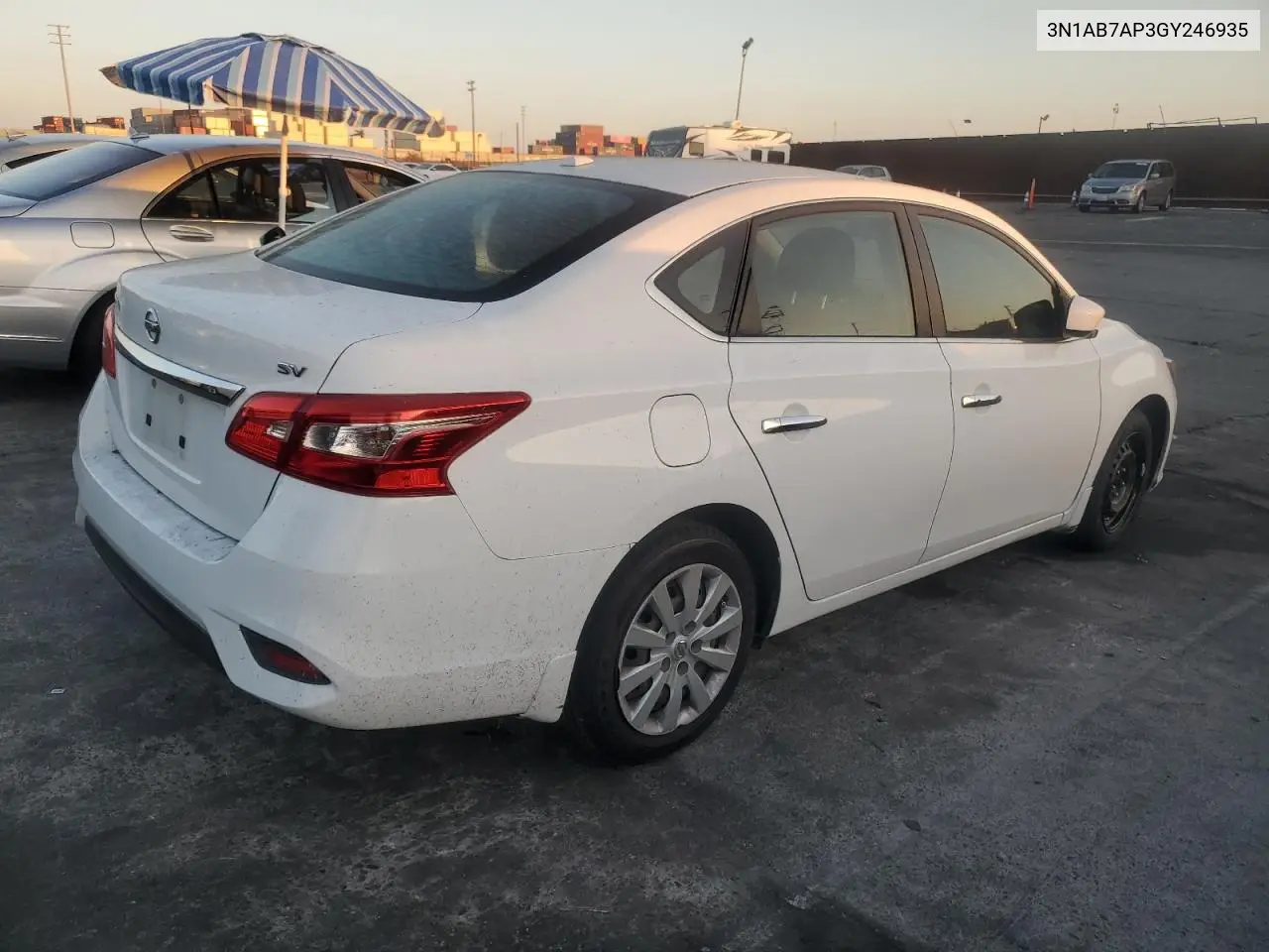 3N1AB7AP3GY246935 2016 Nissan Sentra S
