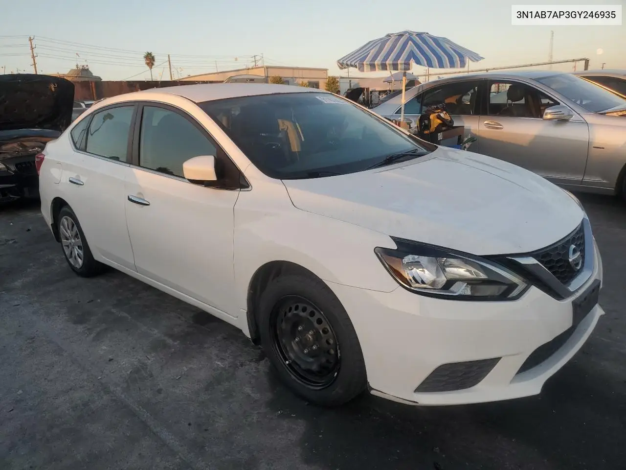 3N1AB7AP3GY246935 2016 Nissan Sentra S